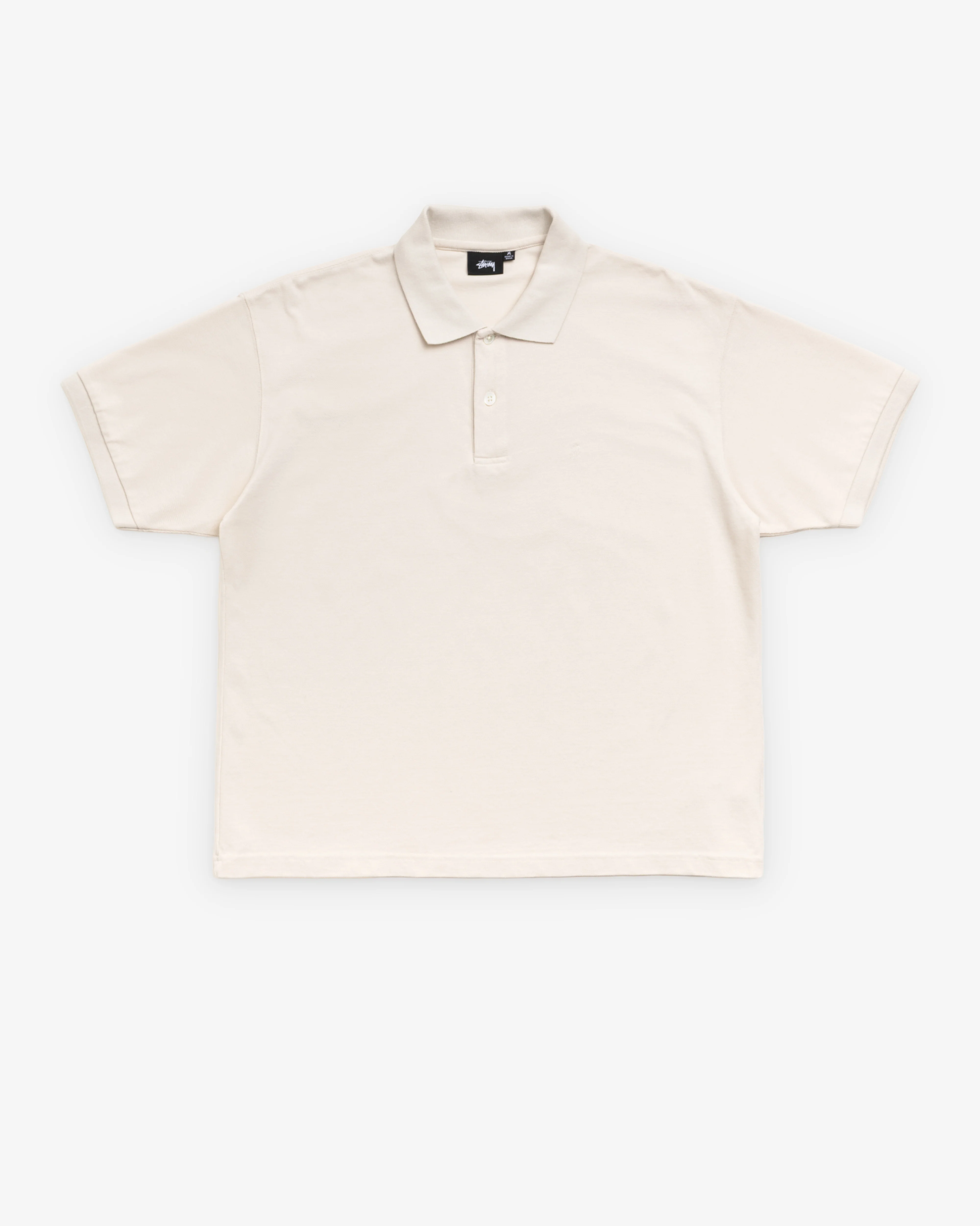 Stüssy - Men's Classic Pique Polo - (Off White)