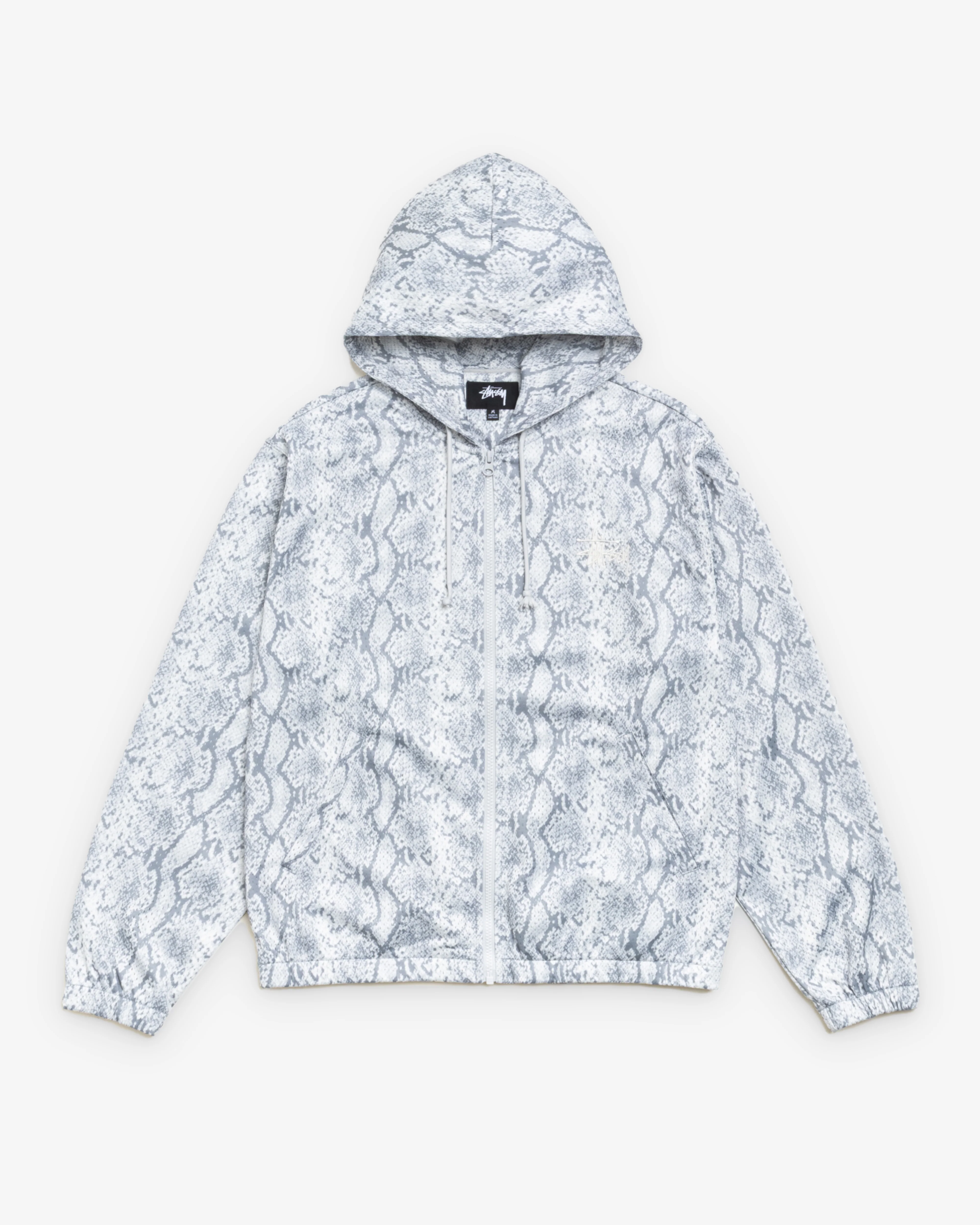 Stüssy - Men's Athletic Mesh Zip Hood - (Snake)