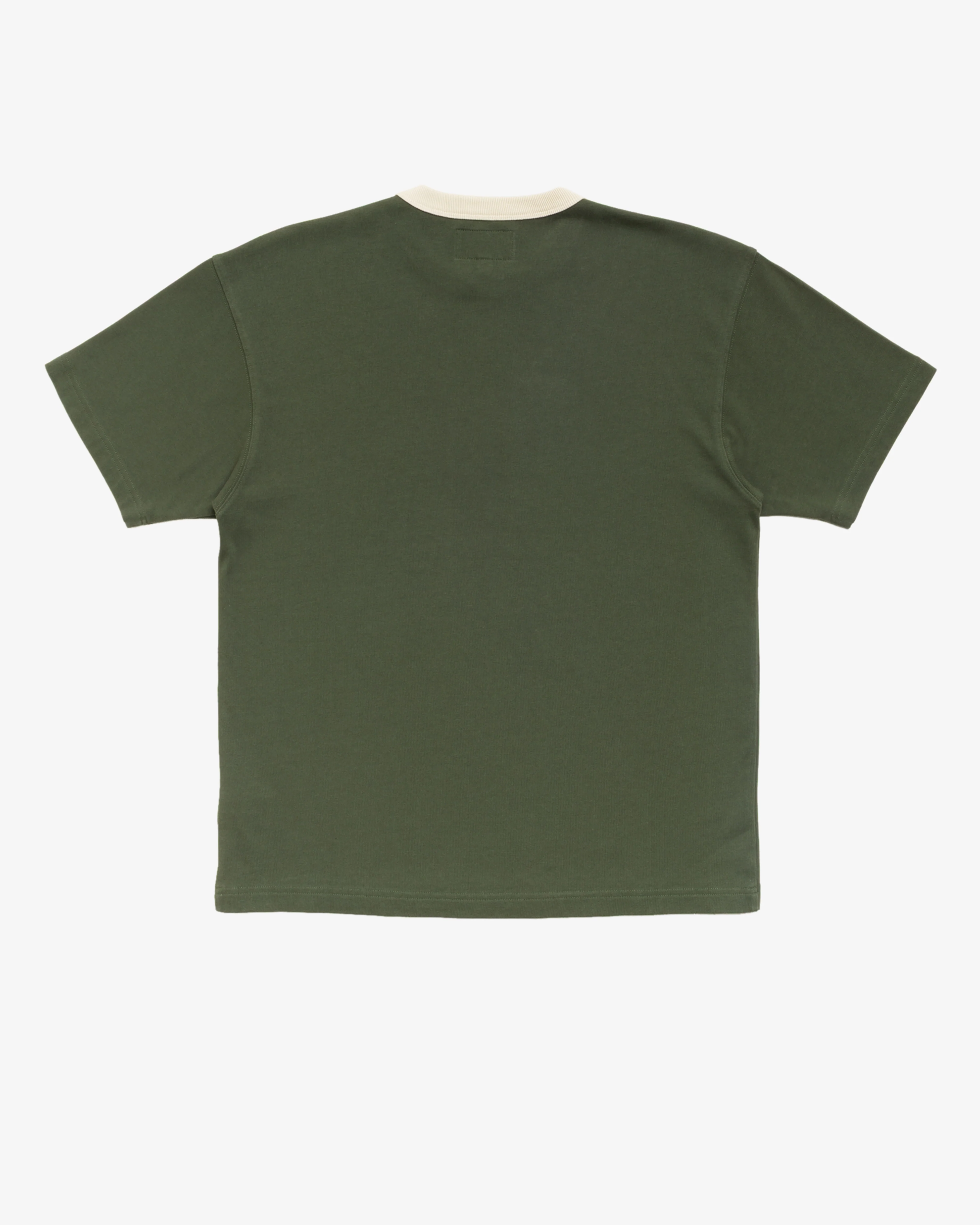 Stüssy - Men's SS Ringer Tee - (Olive)