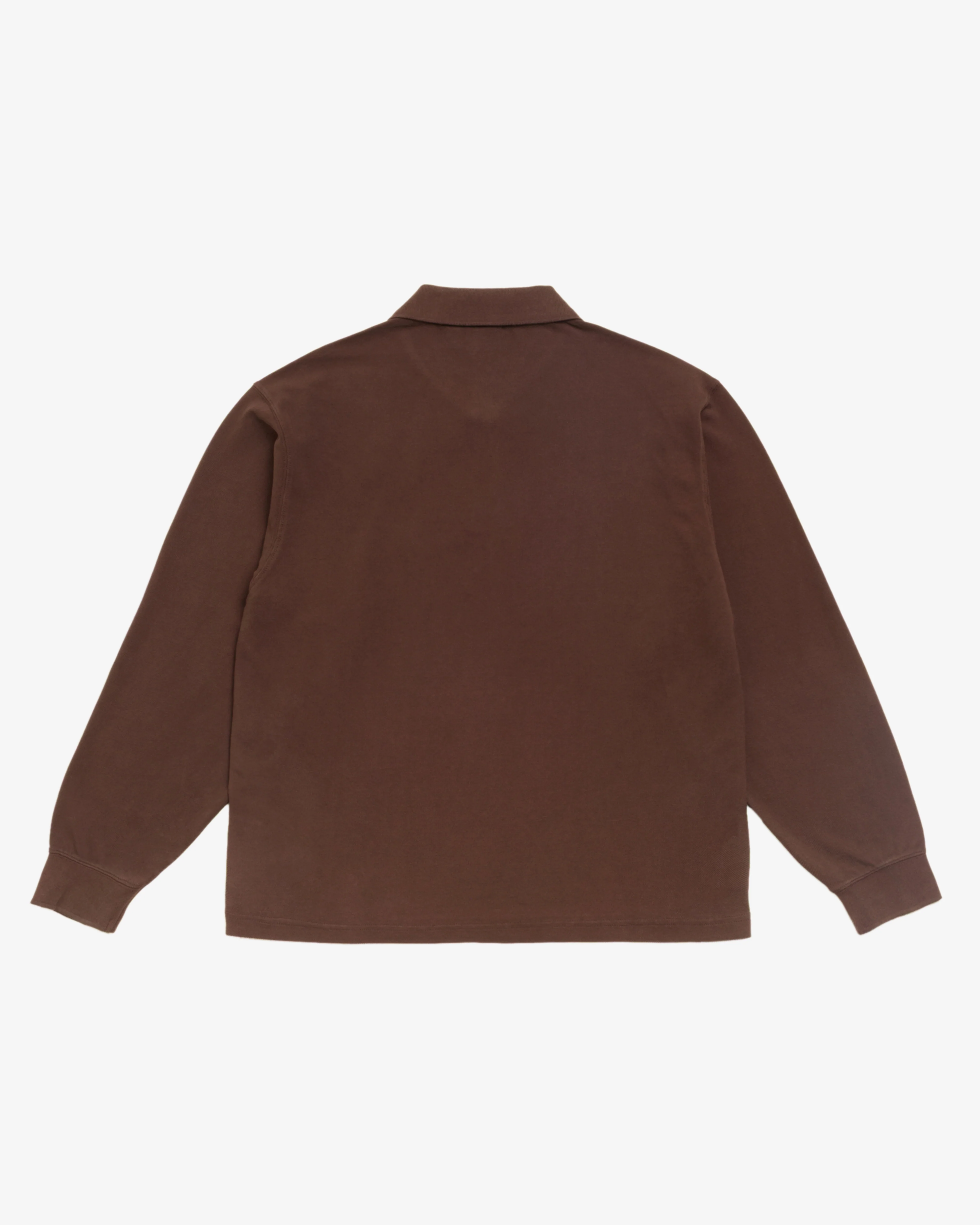 Stüssy - Men's Classic LS Pique Polo - (Brown)