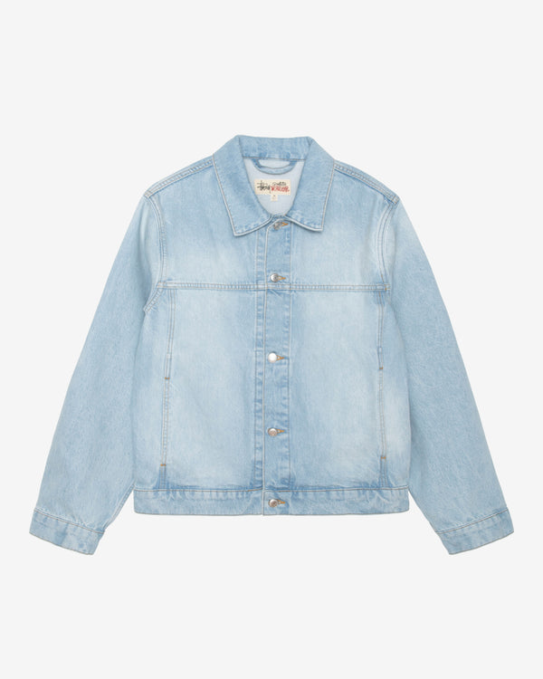 Stüssy - Men
s Trucker Denim Jacket - (Light Wash)