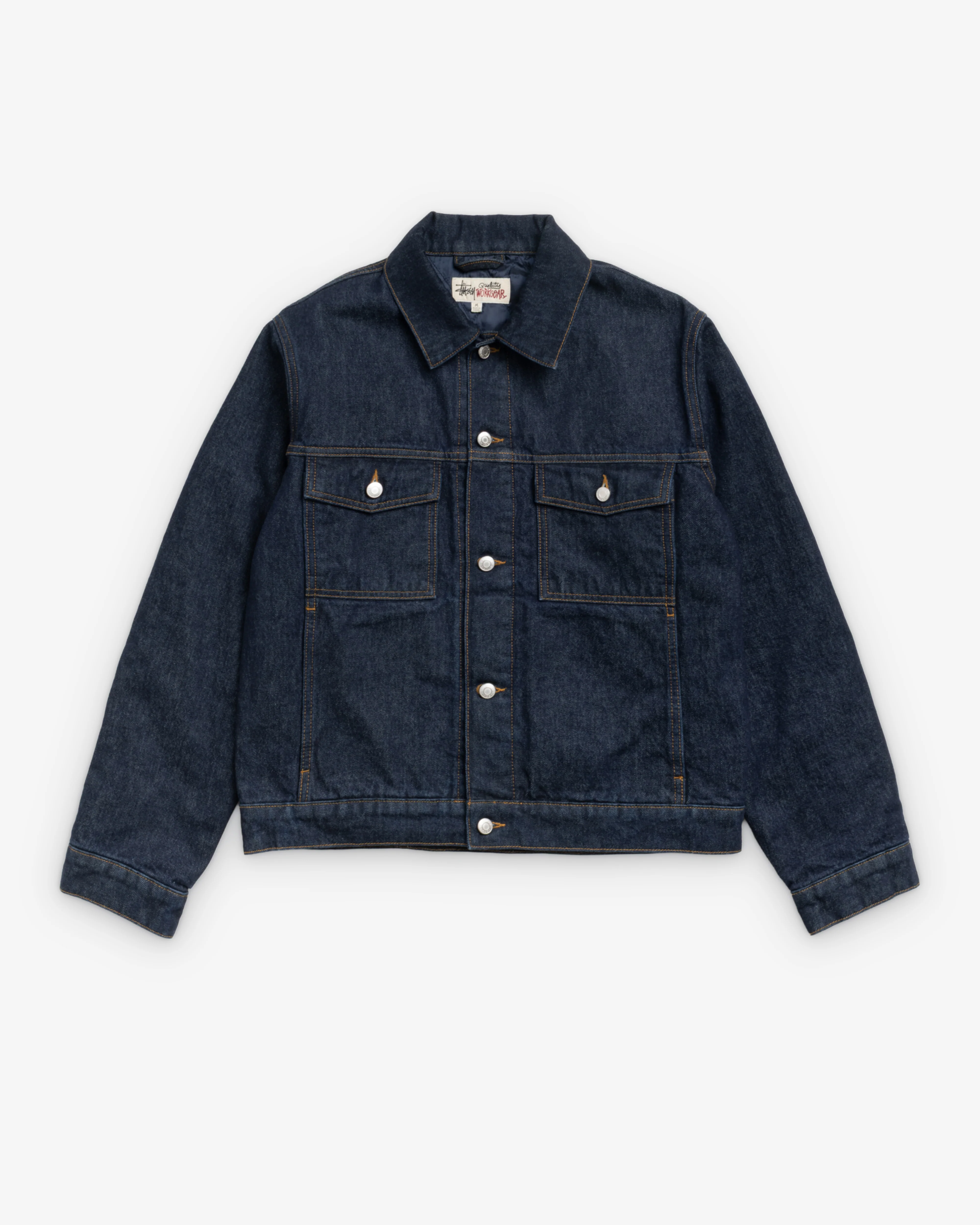 Stüssy - Men's Lined Denim Trucker - (Rinsed Indigo)