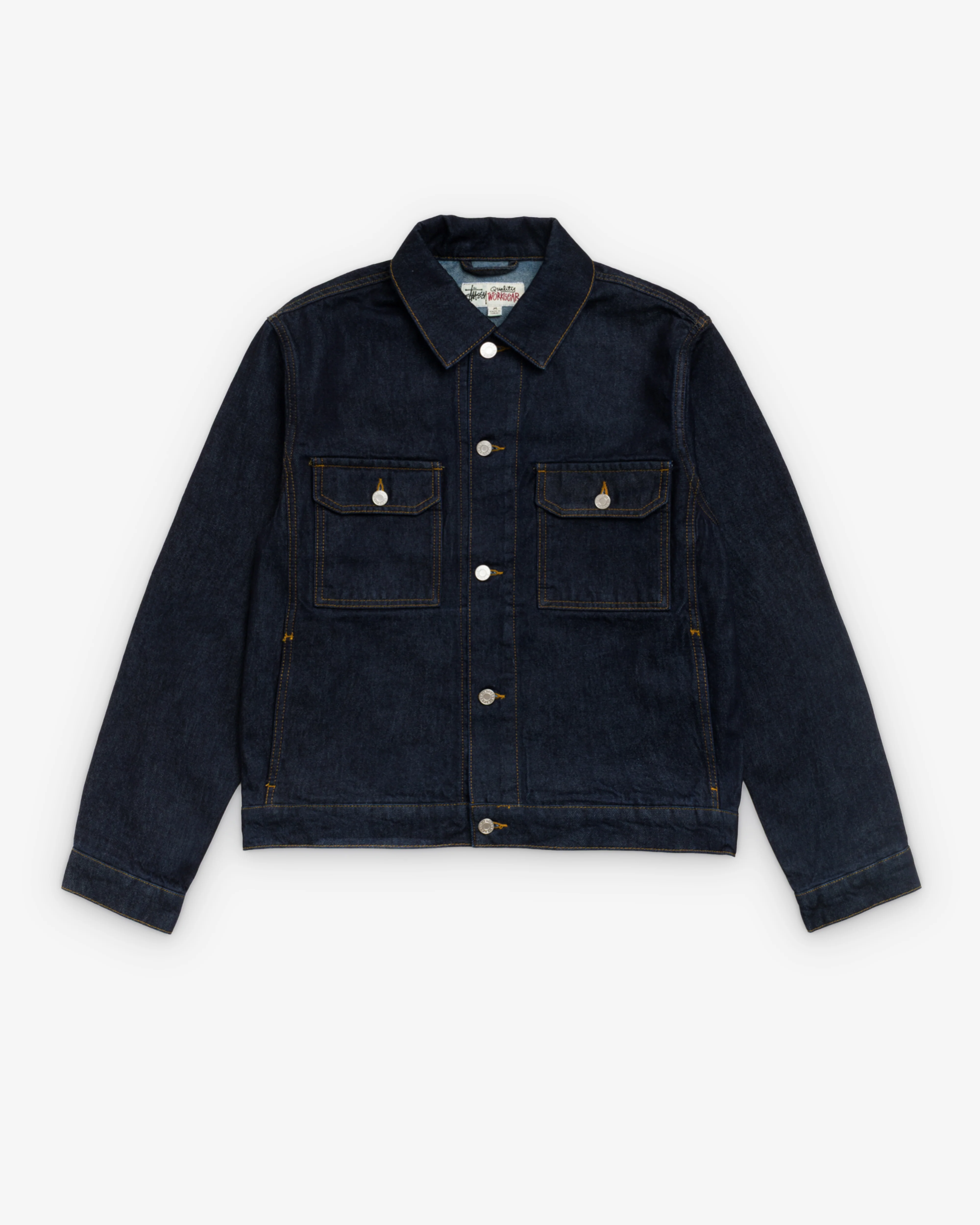 Stüssy - Men's Trucker Denim - (Rinsed Indigo)