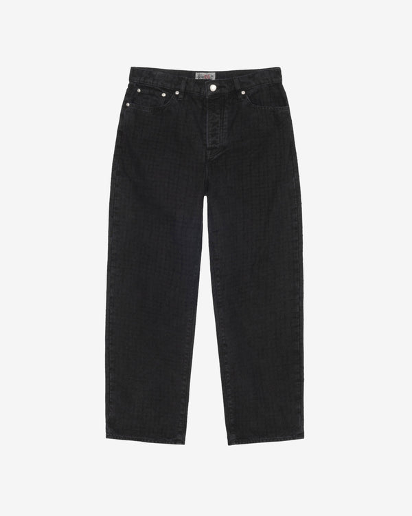 Stüssy - Men
s Big Ol
 Jean Canvas Needle Punch - (Black)