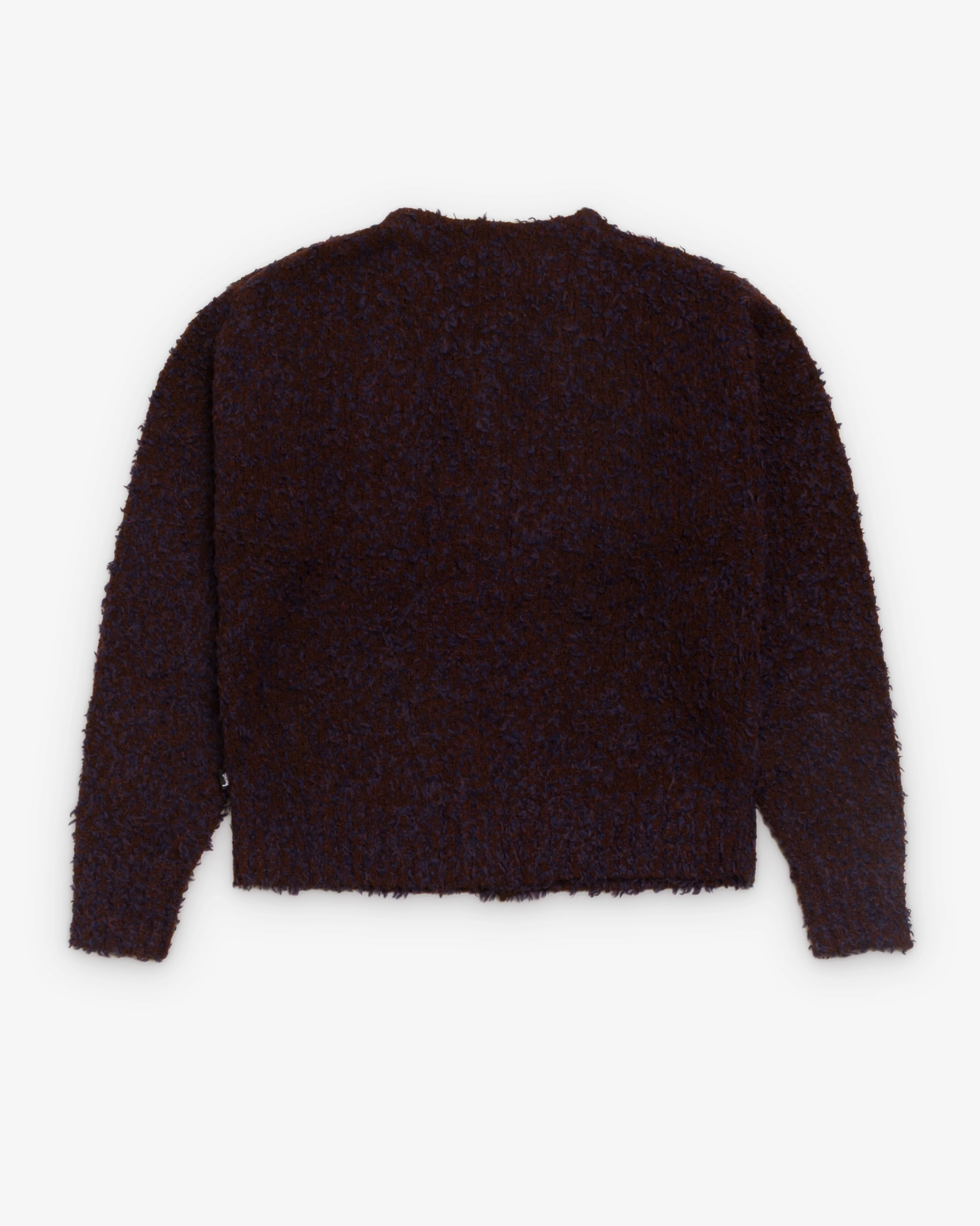 Stüssy - Men's Textured Cardigan - (Natural Brown)