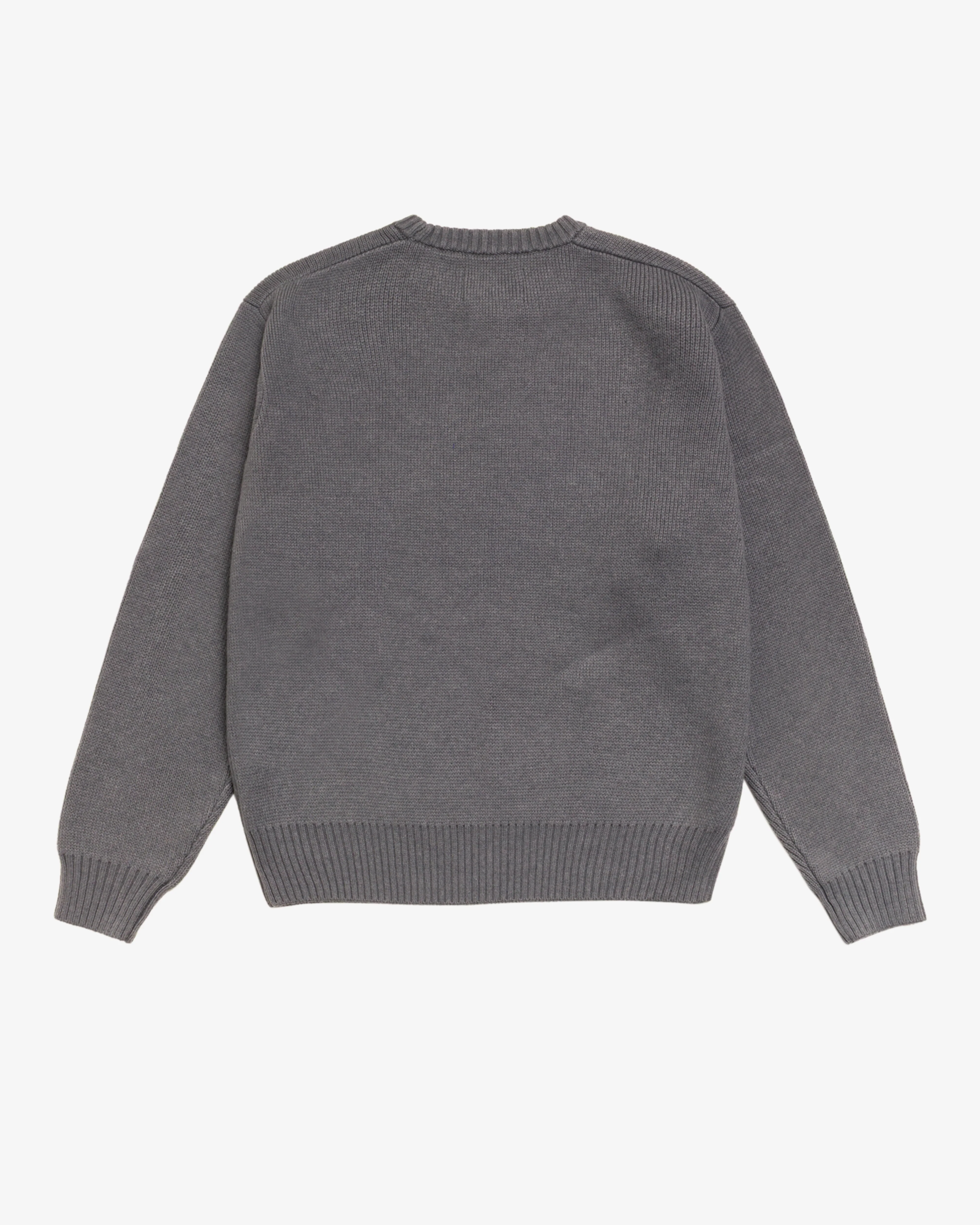 Stüssy - Men's Striped Hibiscus Sweater - (Grey)
