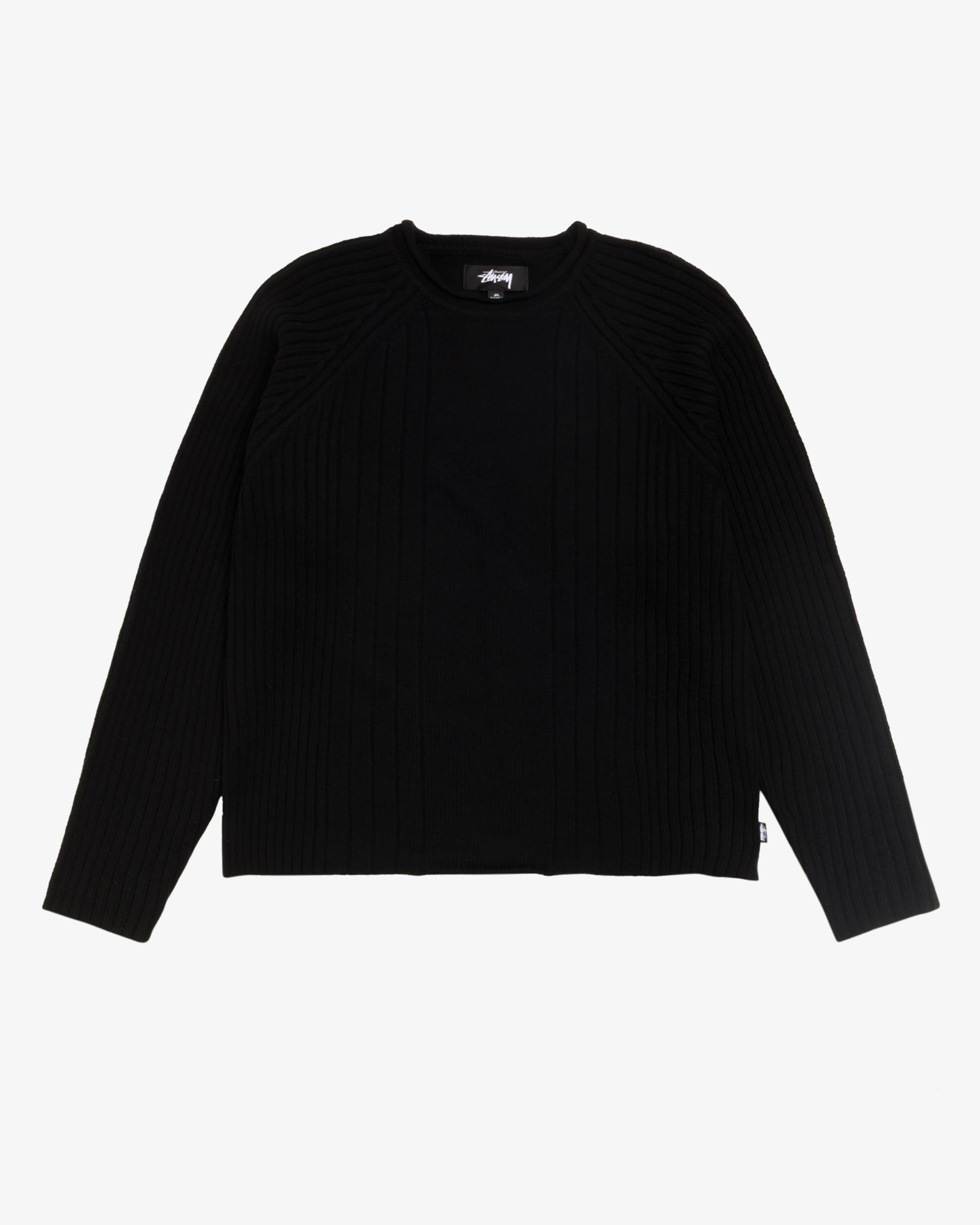 Stüssy - Men's Merino Roll Neck Sweater - (Black)