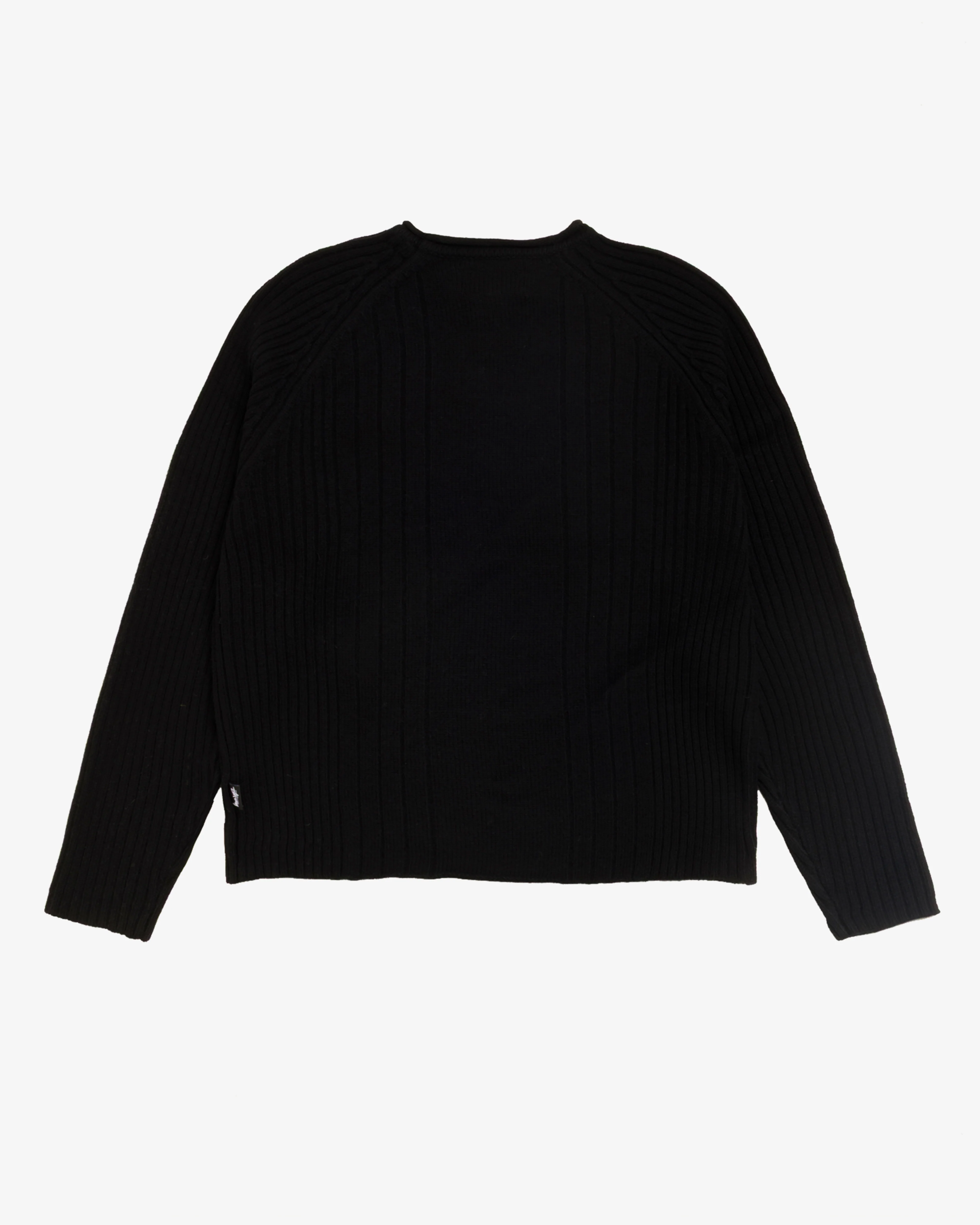 Stüssy - Men's Merino Roll Neck Sweater - (Black)