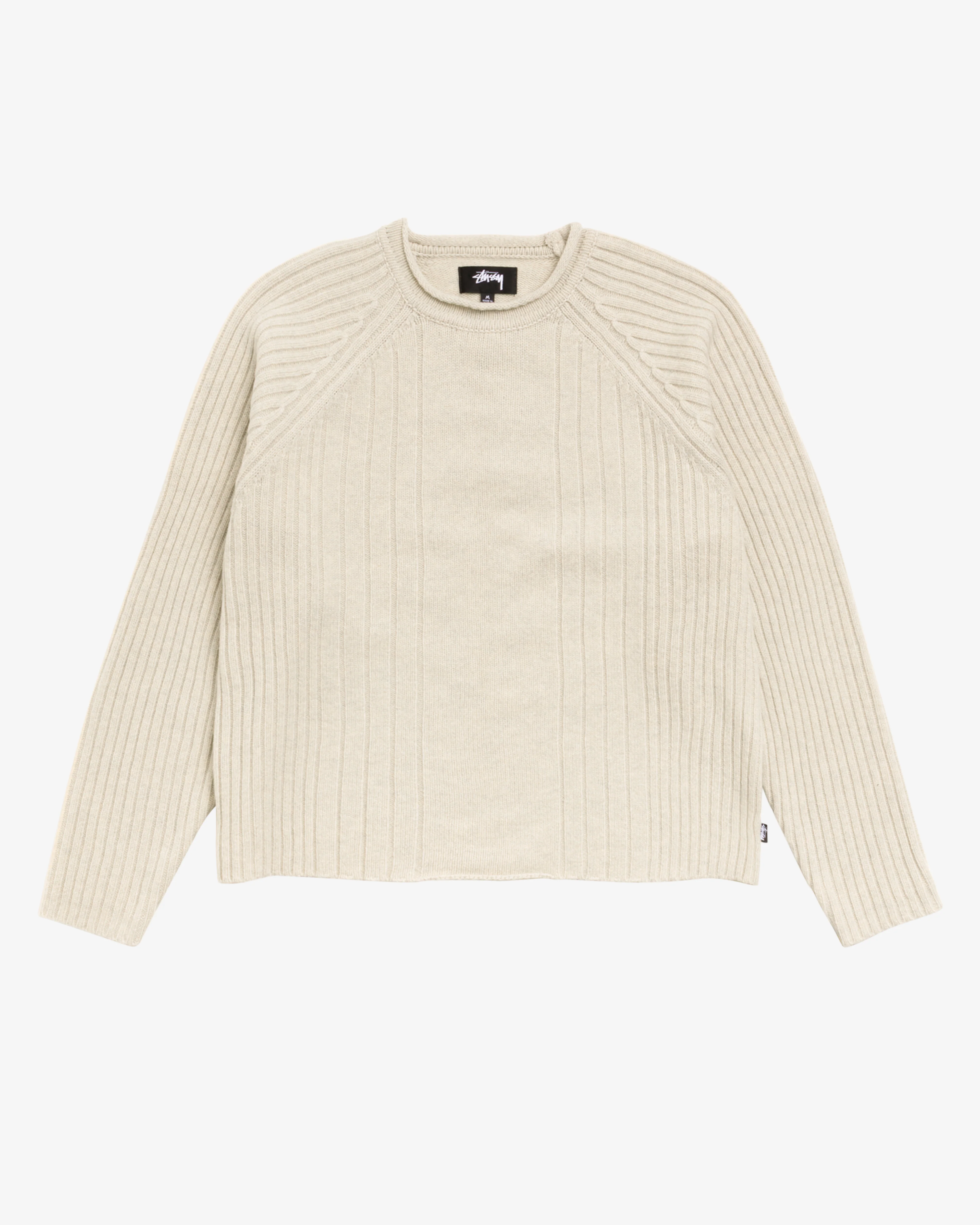 Stüssy - Men's Merino Roll Neck Sweater - (Natural)