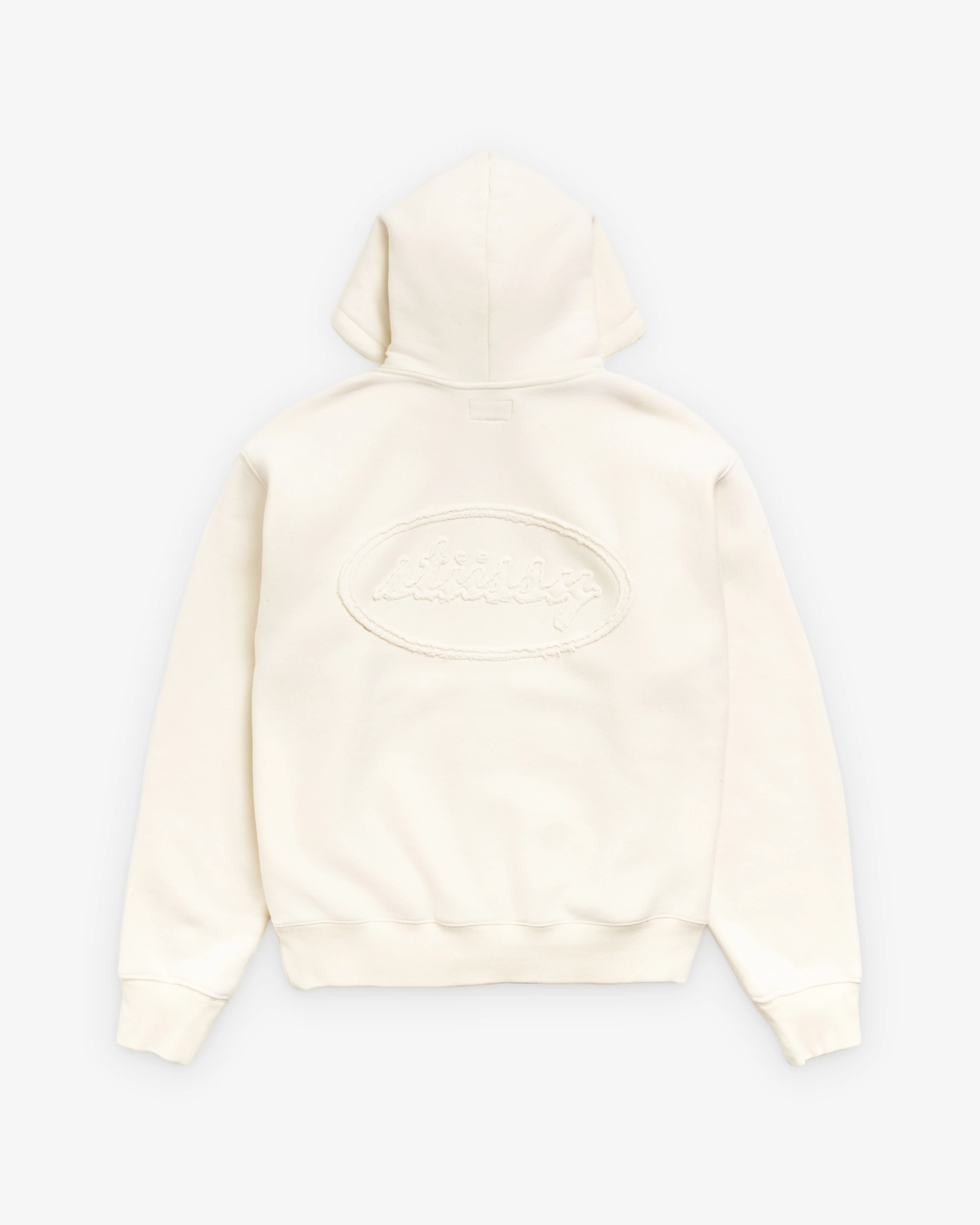 Stüssy - Men's Cursive Applique Zip Hood - (Natural)