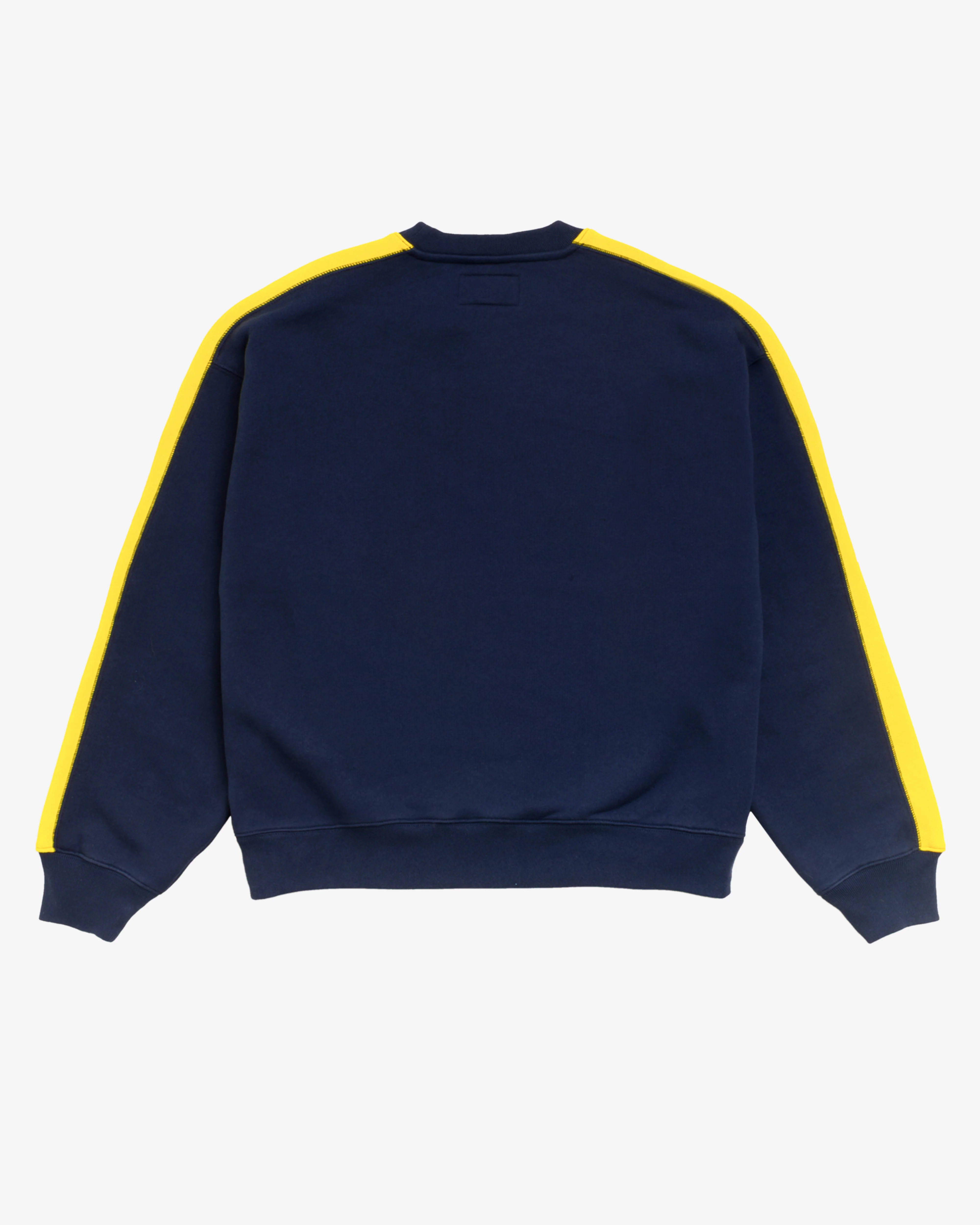 Stüssy - Men's Paneled Stripe Crewneck - (Navy)