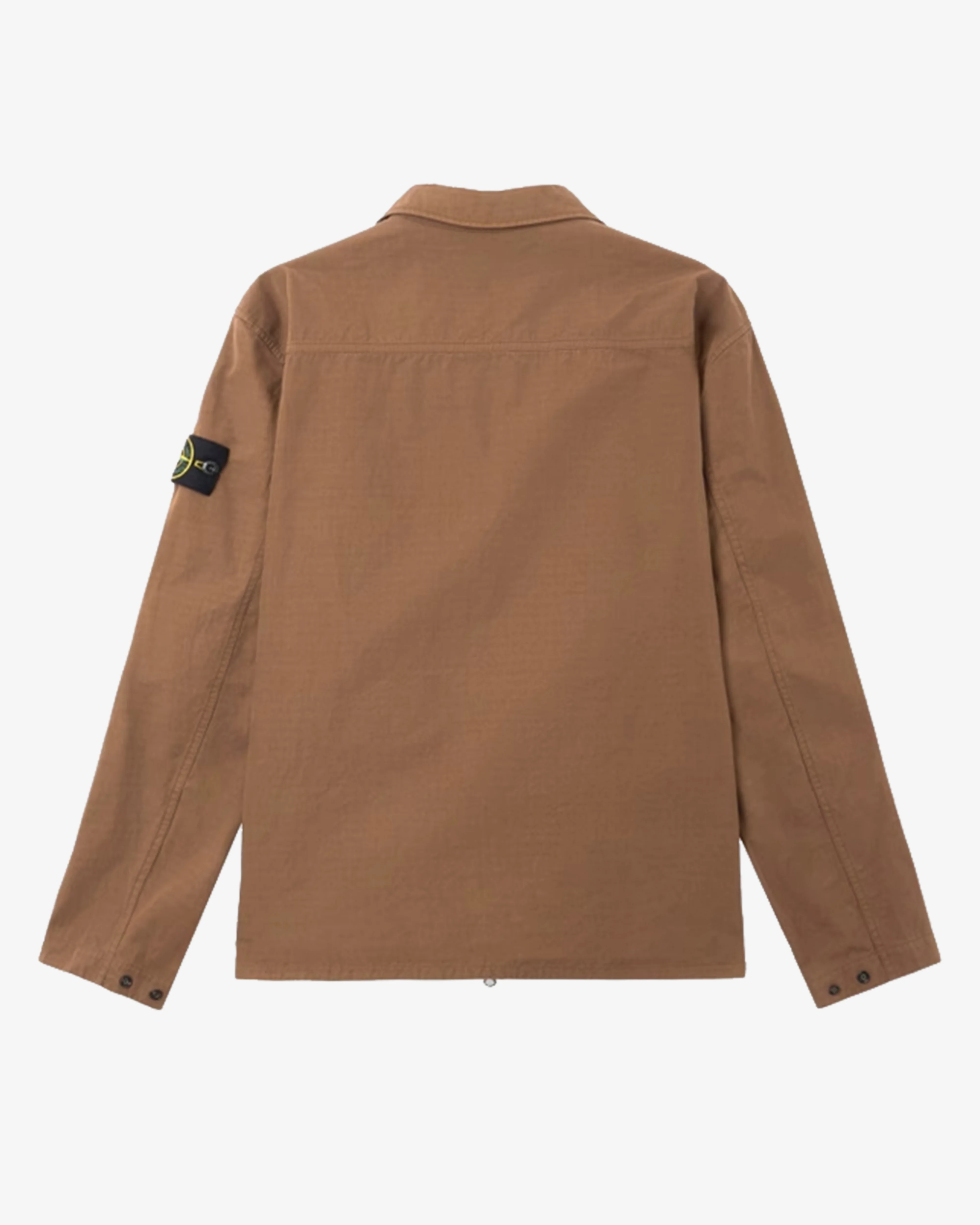 Stone Island Shirts - Men's Mrecerised Organic Cotton Ripstop Shirt - (Umber)