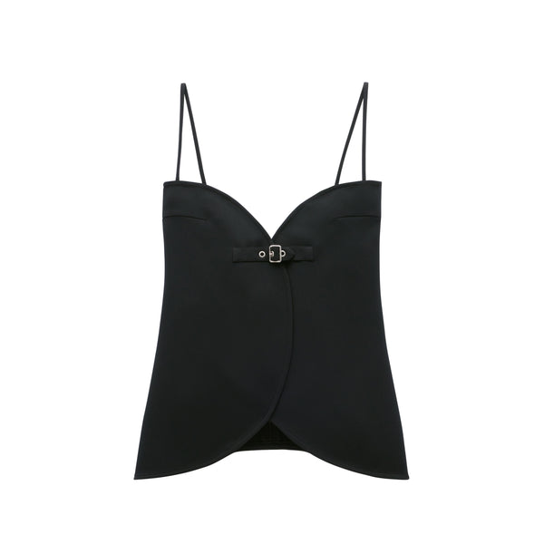 COURRÈGES - Women
s Ellipse Twill Top - (Black)