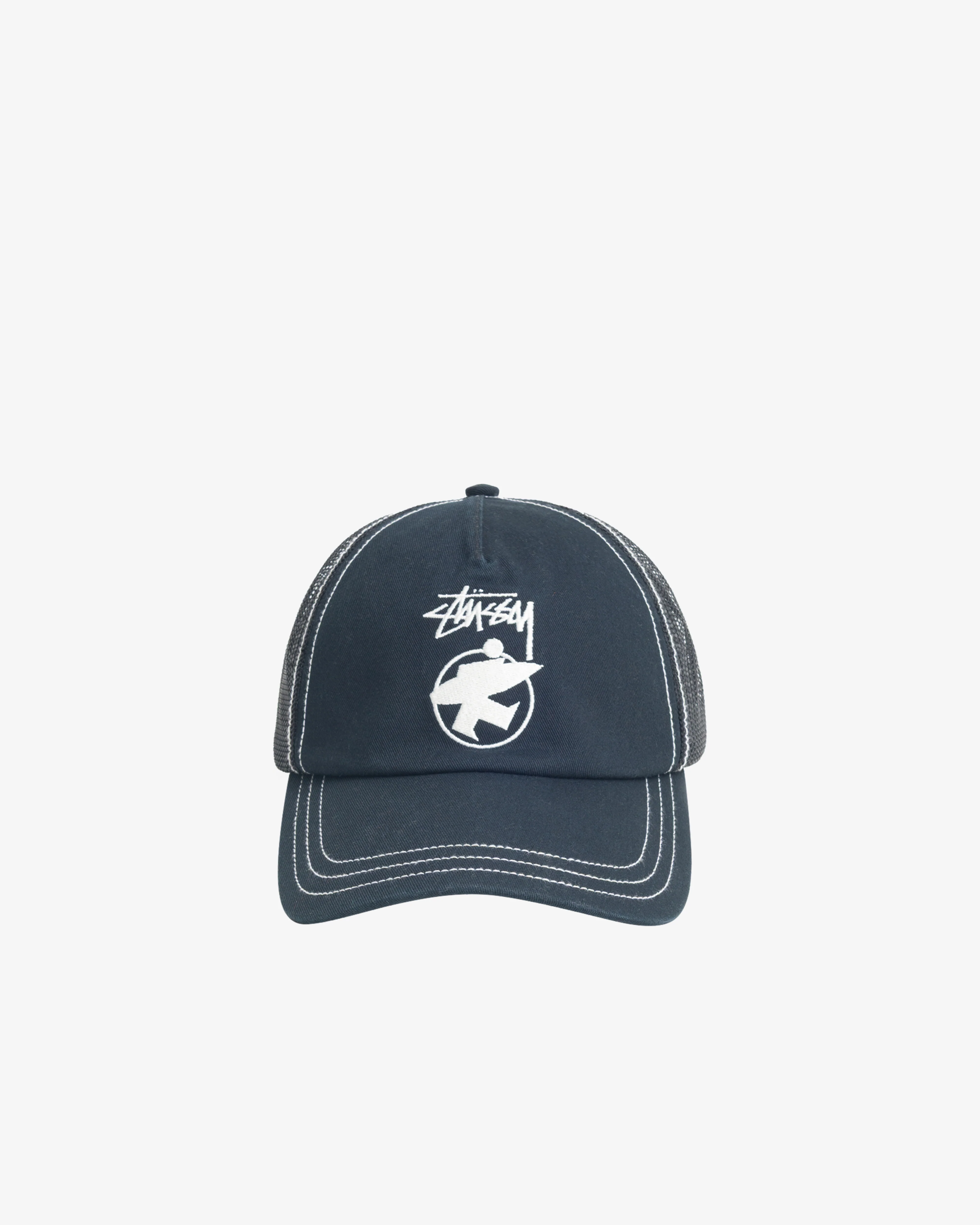 Stüssy - Men's Surfman Trucker Cap - (Black)