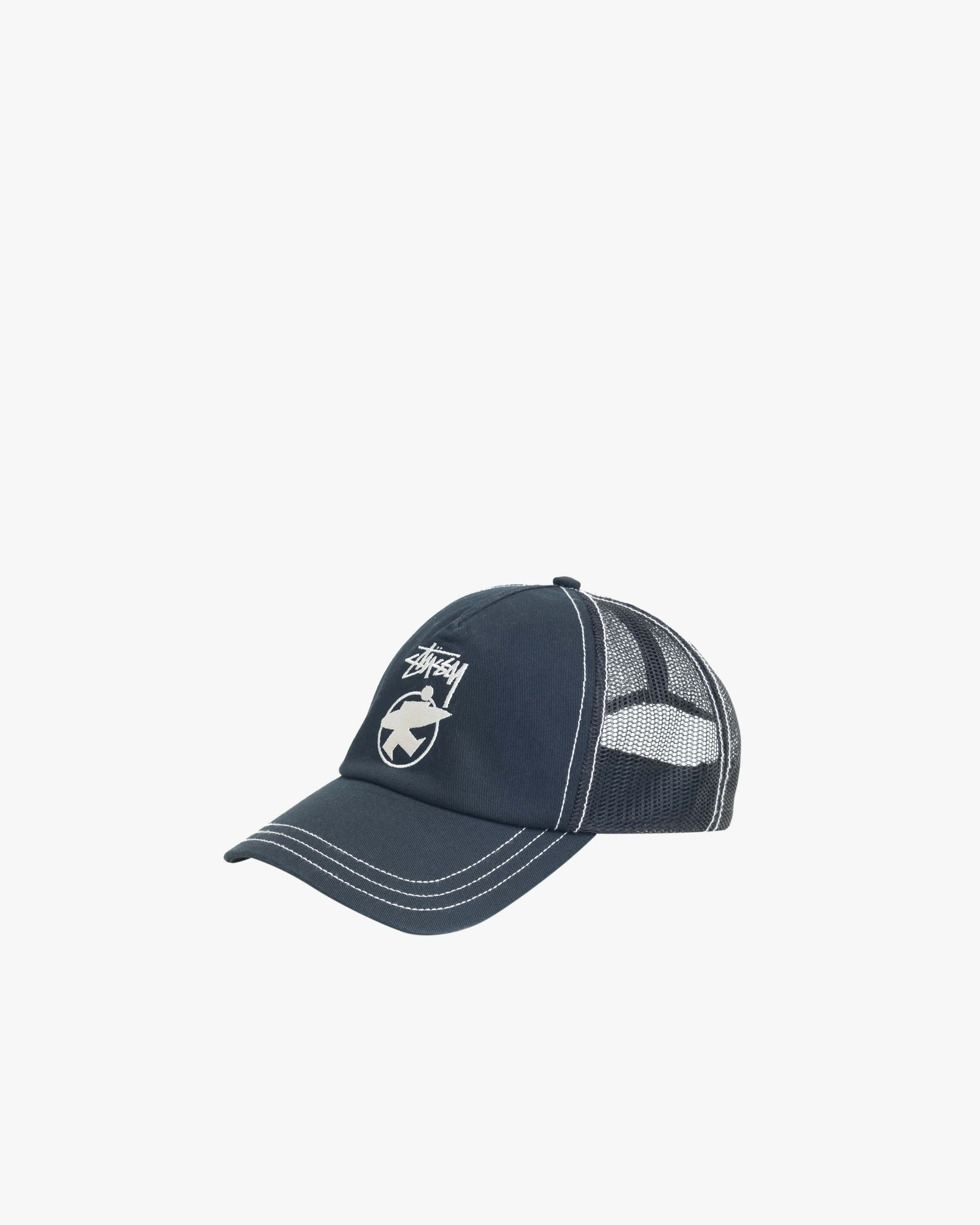 Stüssy - Men's Surfman Trucker Cap - (Black)