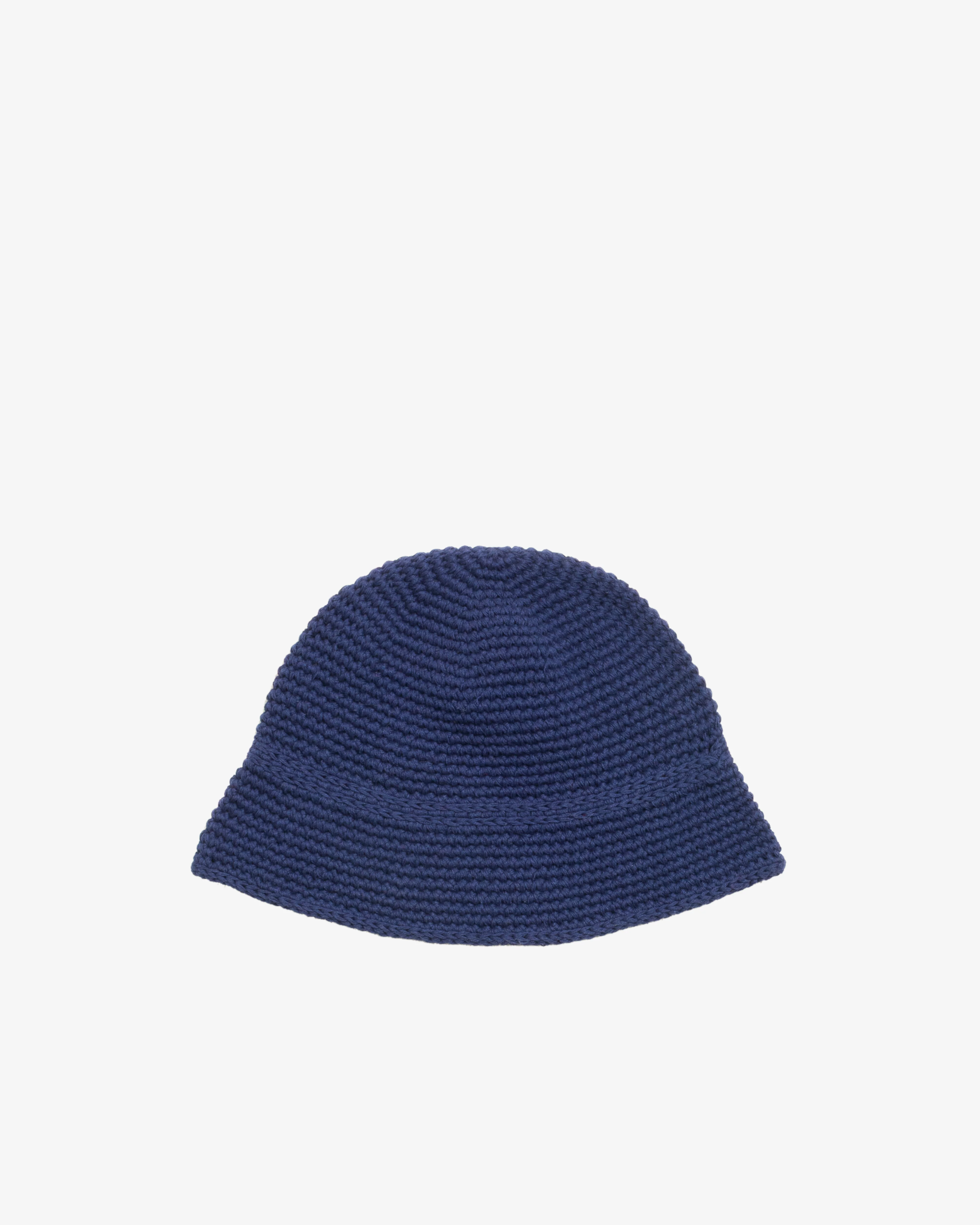 Stüssy - Men's Basic Linen Knit Bucket Hat - (Navy)