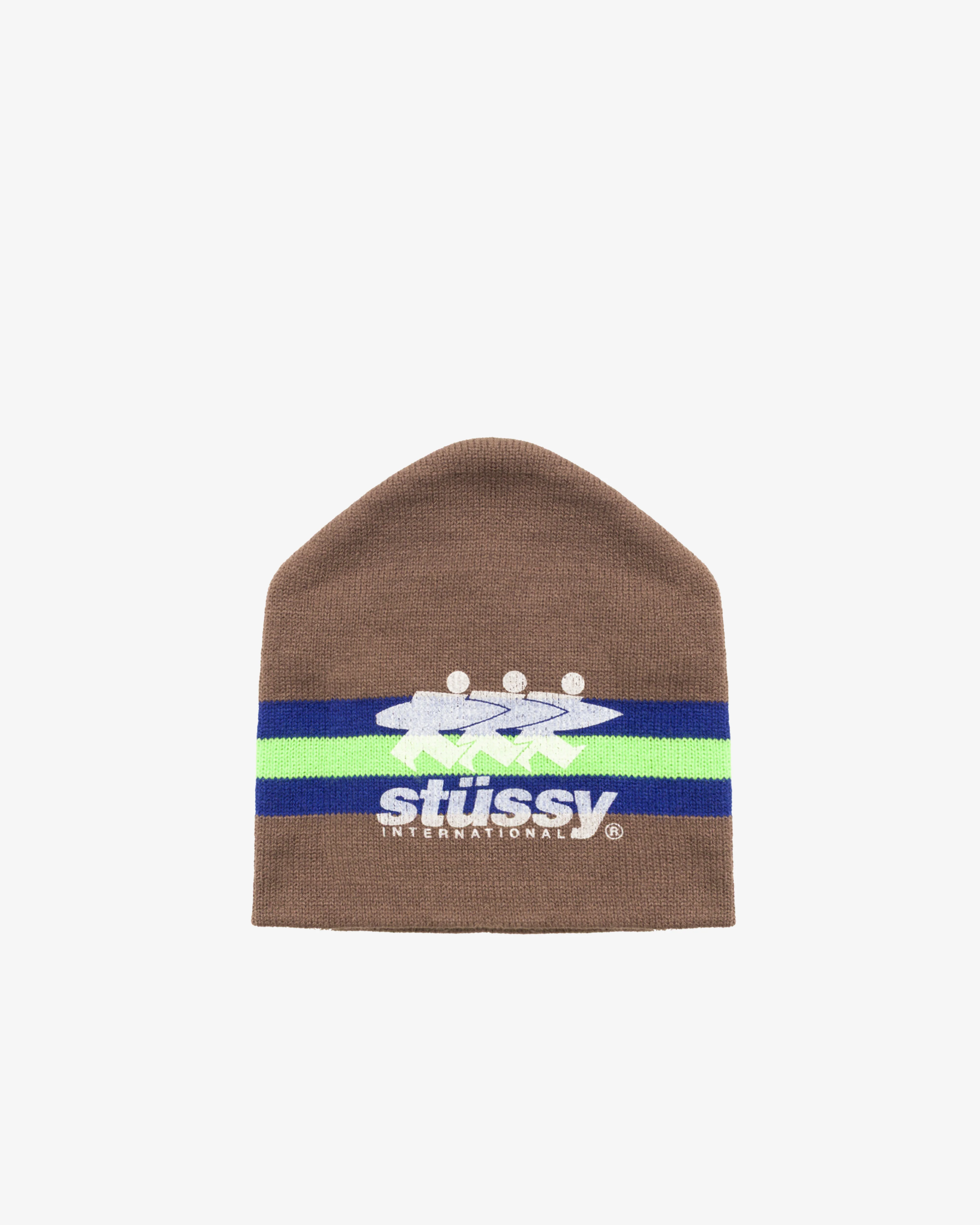 Stüssy - Men's Stripe Ski Beanie - (Tan)