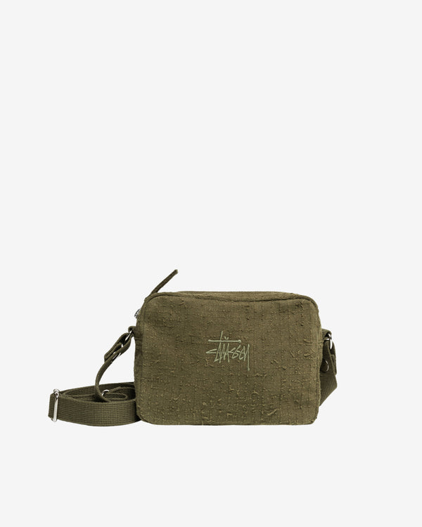 Stüssy -  Needle Punch Side Pouch - (Olive)