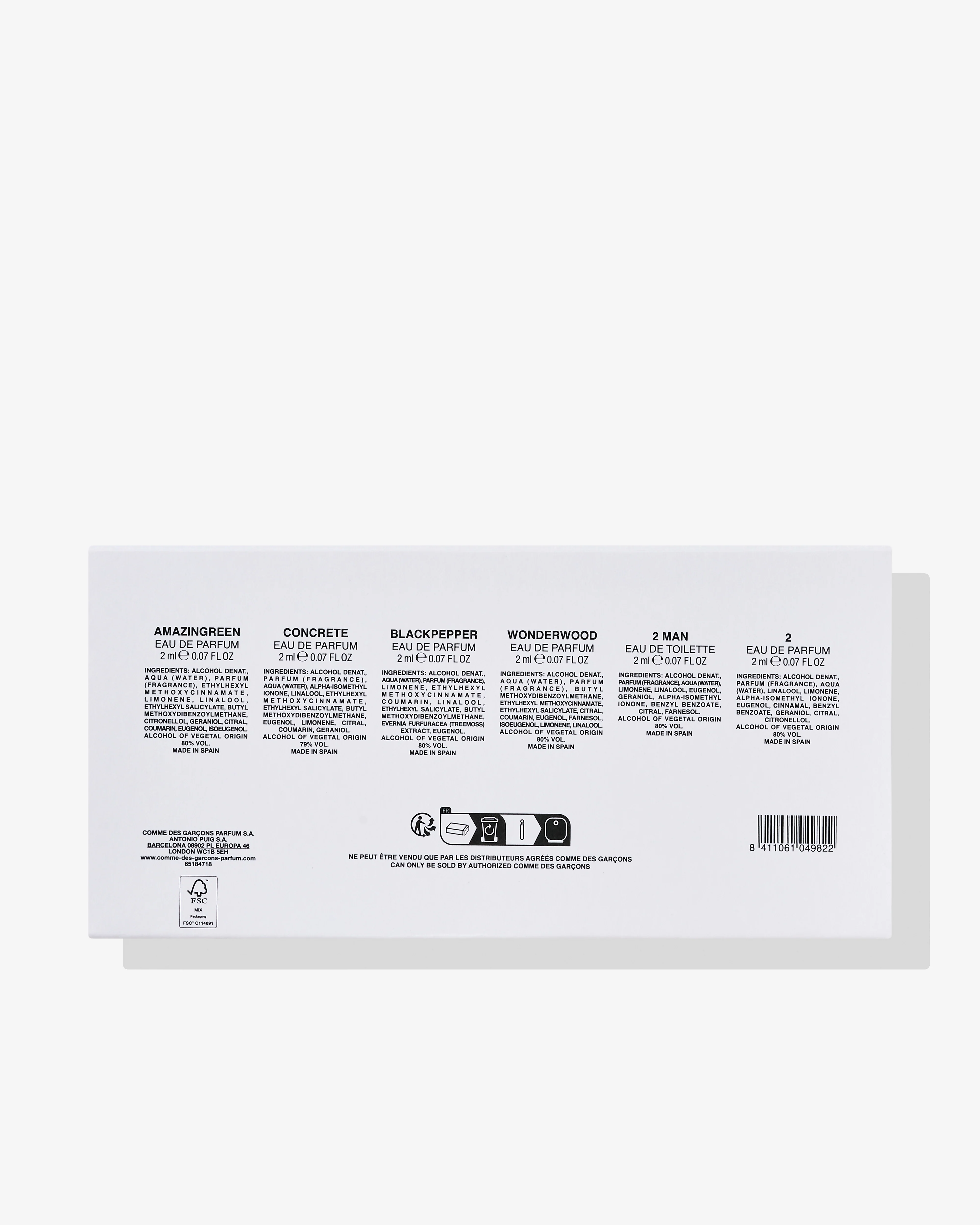 CDG Parfum - Sampling Discovery Set