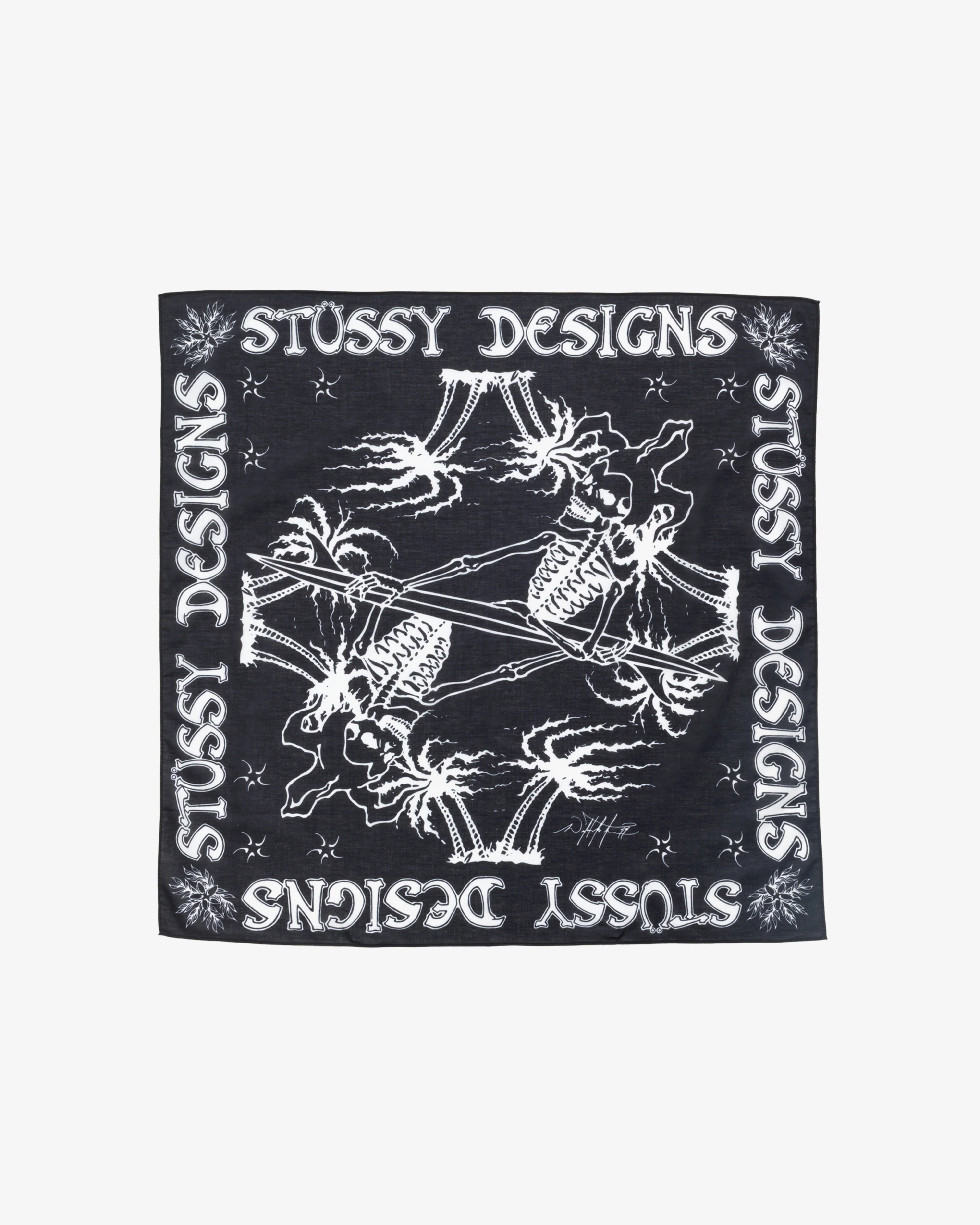 Stüssy - Men's Surf Joker Bandana - (Black)