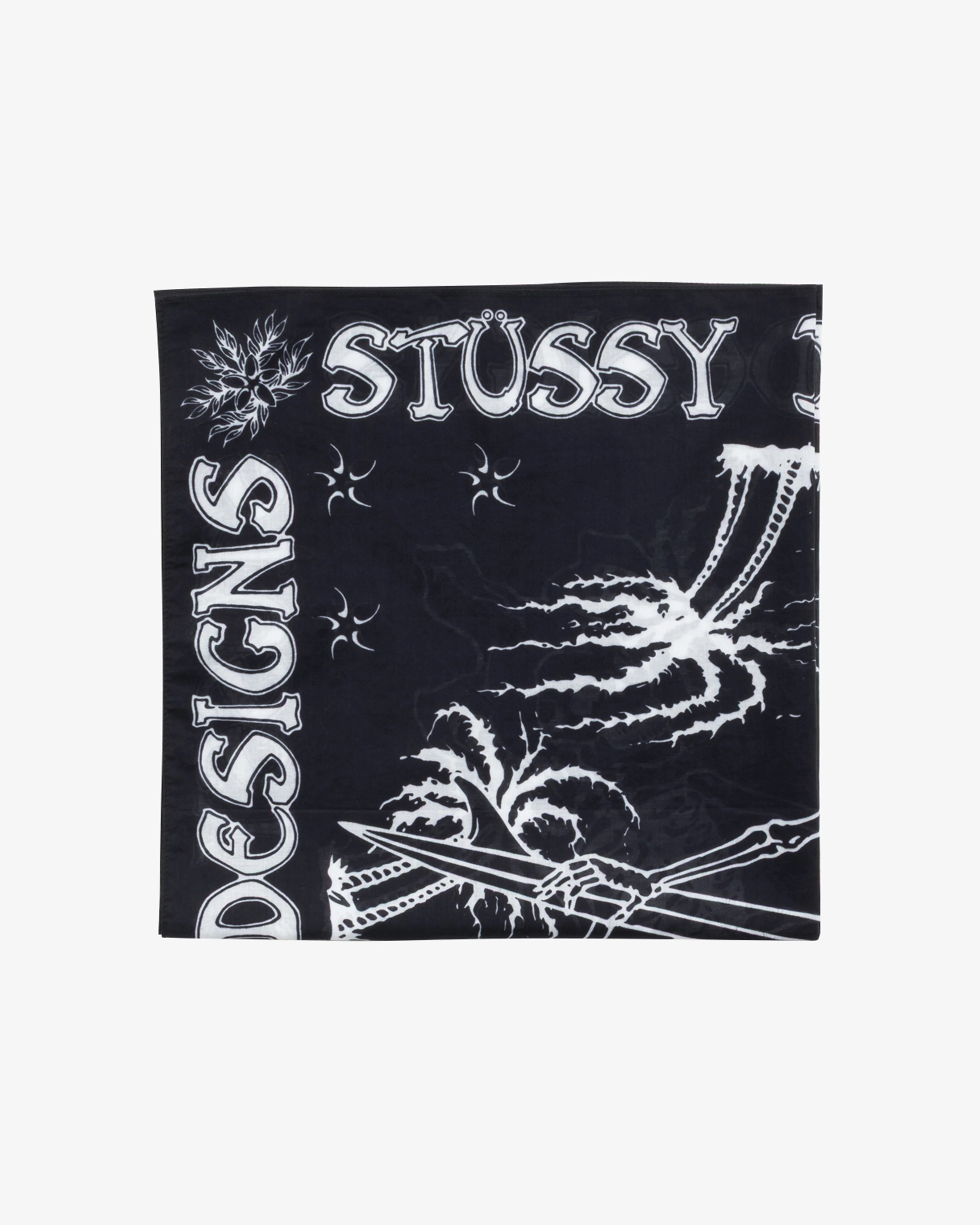 Stüssy - Men's Surf Joker Bandana - (Black)