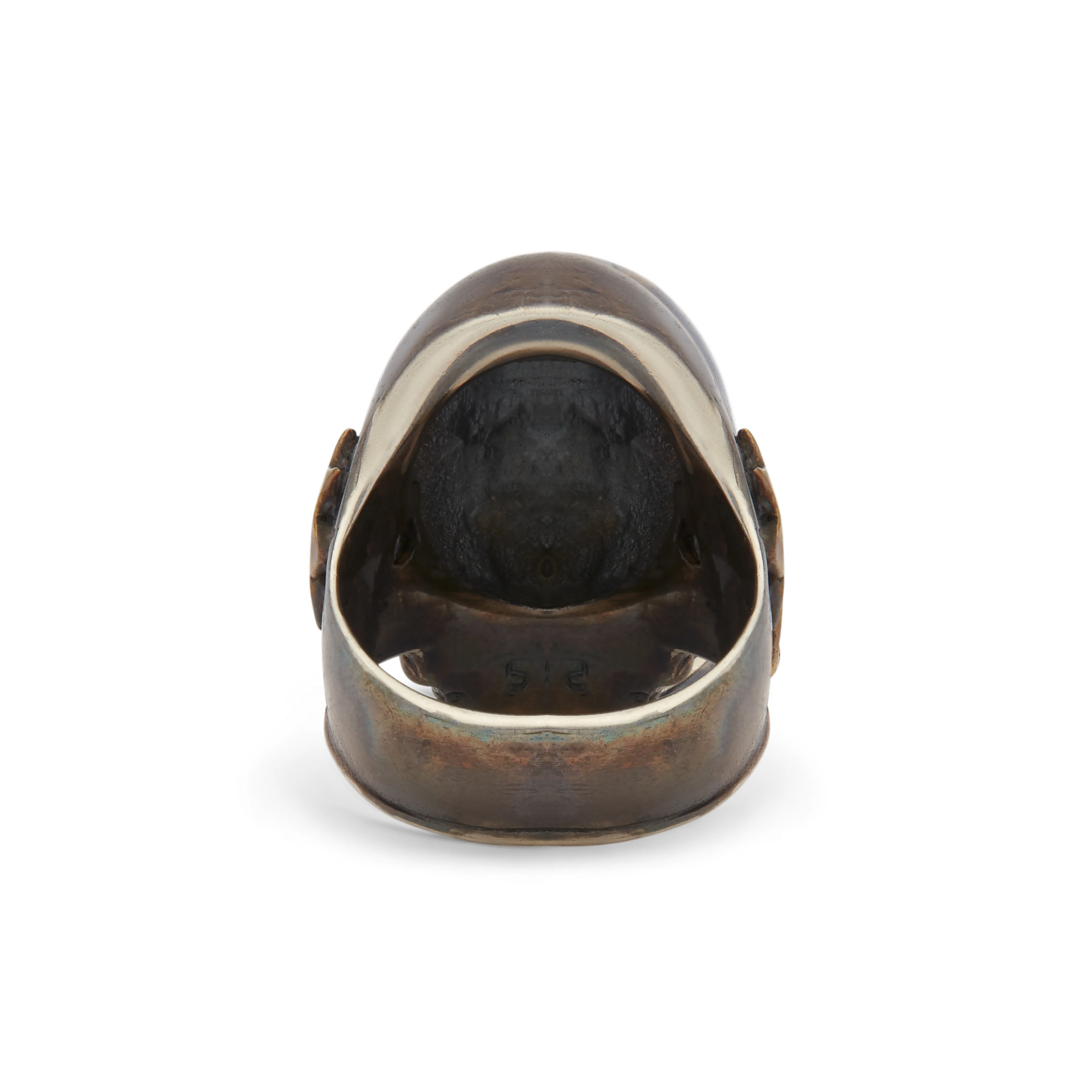 13 Lucky Monkey - Men's Chimp Rider Ring - (Silver)