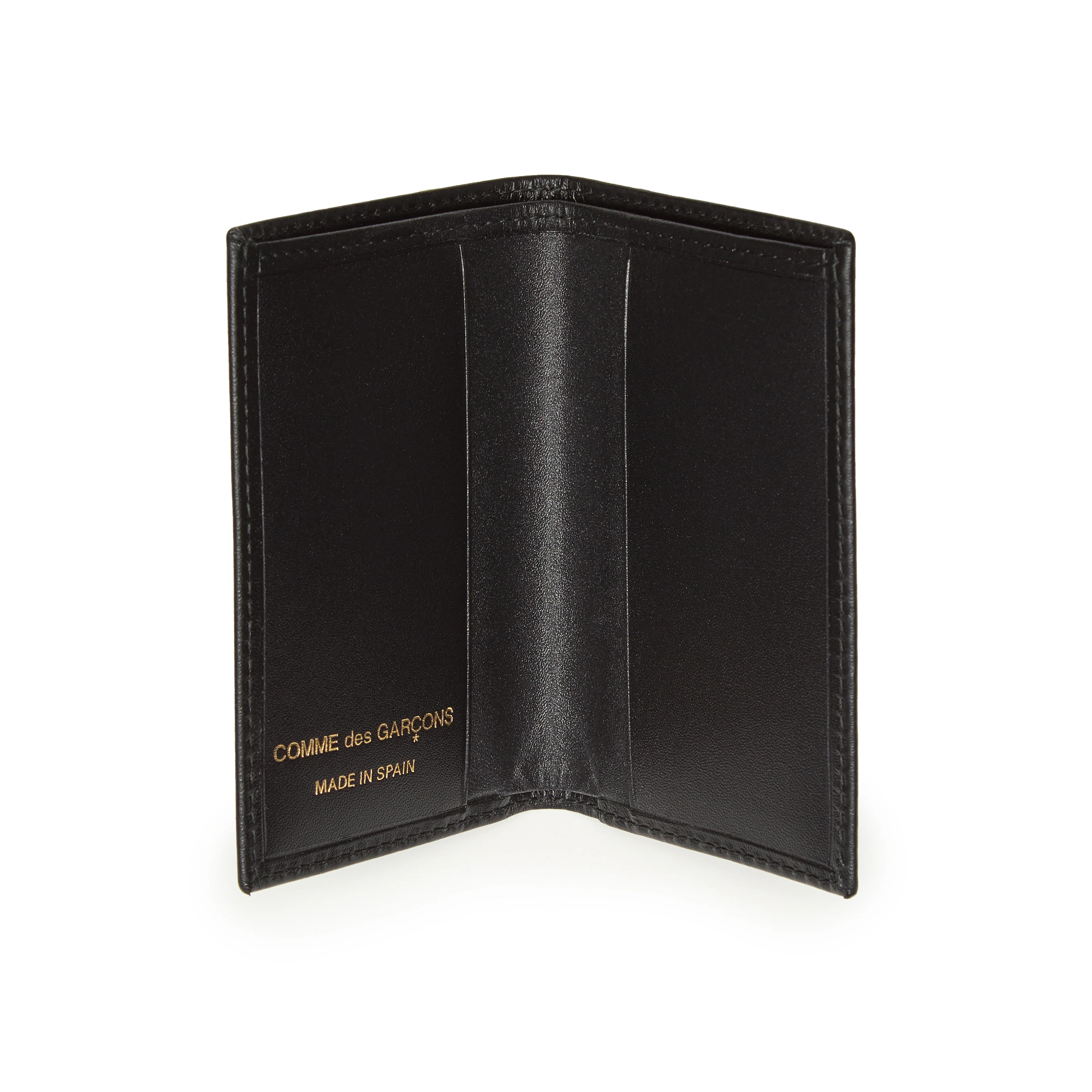 CDG Wallet - Classic Leather Bifold Wallet - (Black SA6400)