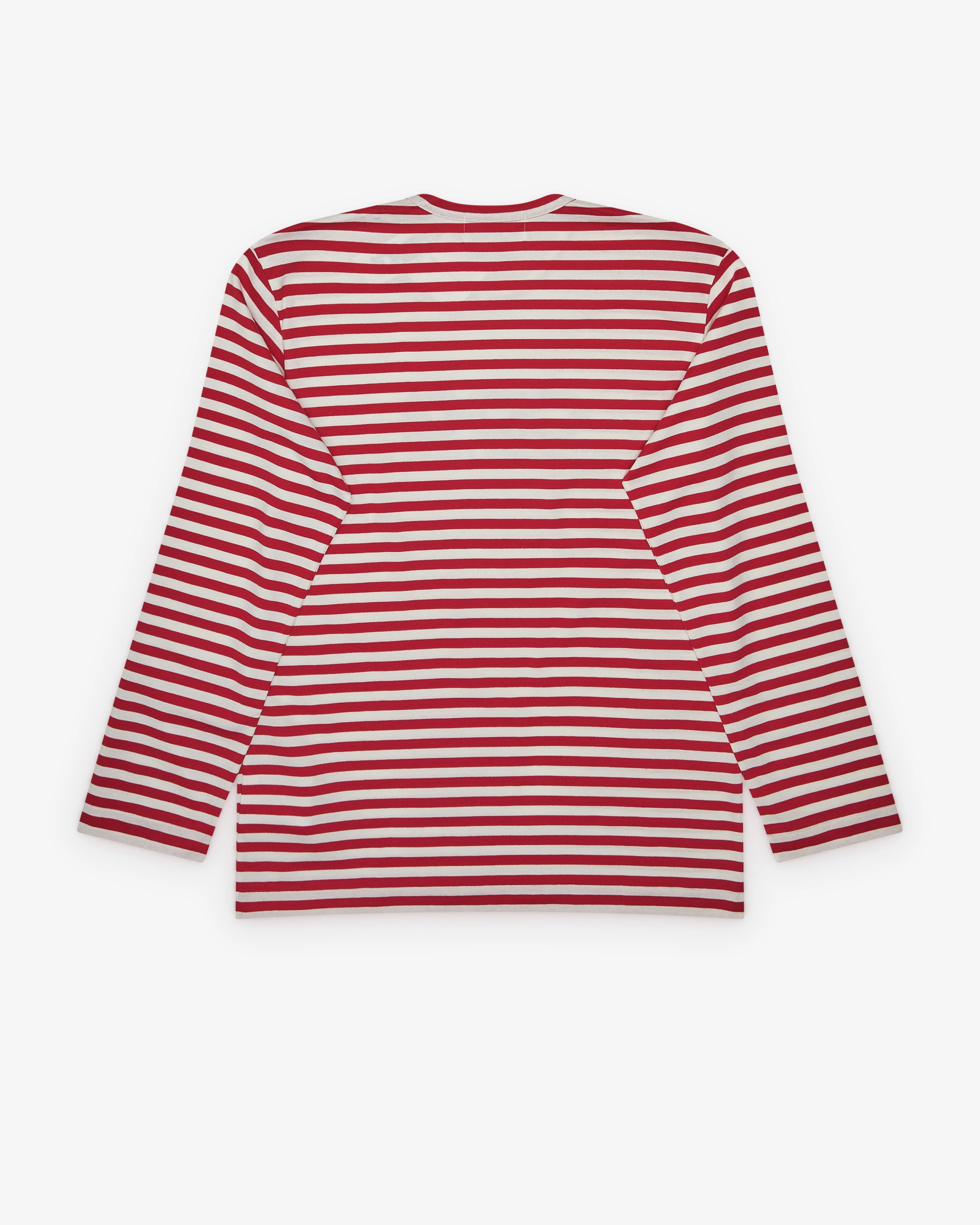CDG - Striped Long Sleeve T-Shirt - (Red)