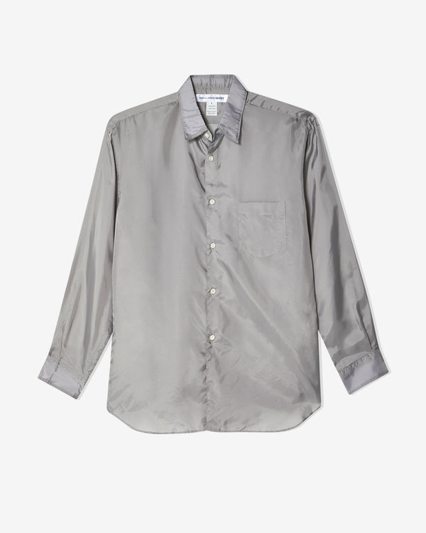 CDG Shirt Forever - Cupra Taffetas Narrow Classic Shirt - (Grey)