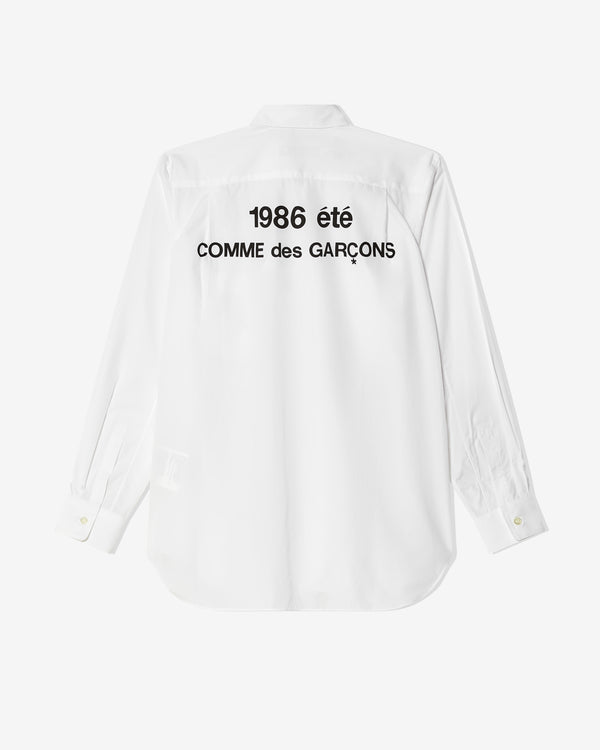 CDG - 1986 Été Staff Shirt - (White)