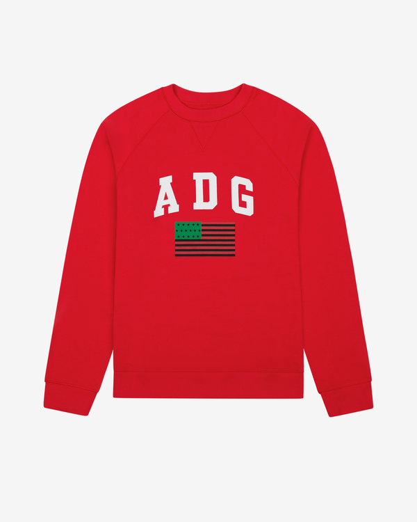 Denim Tears - Men
s 1619 Crewneck - (Red)