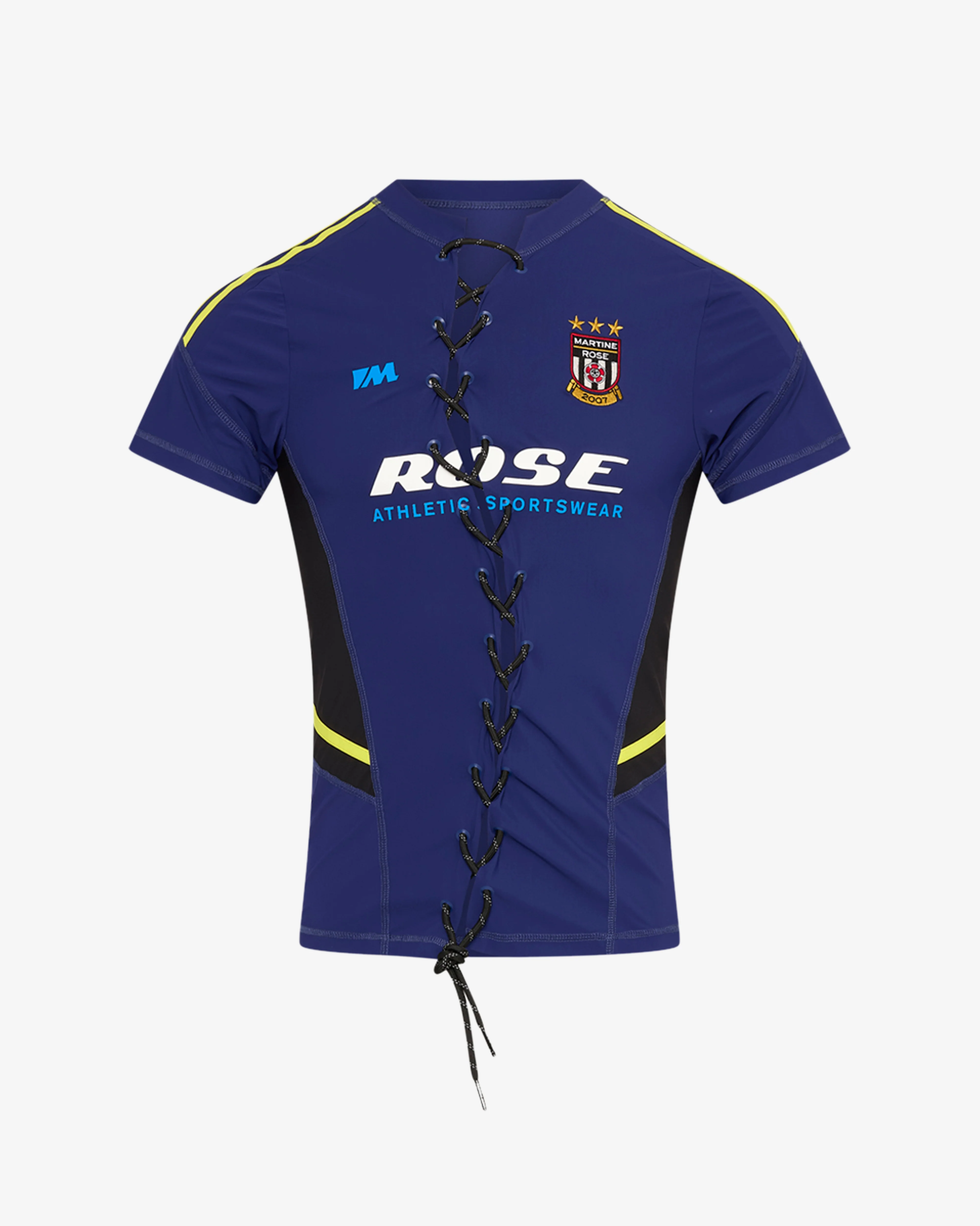 Martine Rose - Women's Lace Up Football Top - (Blue)