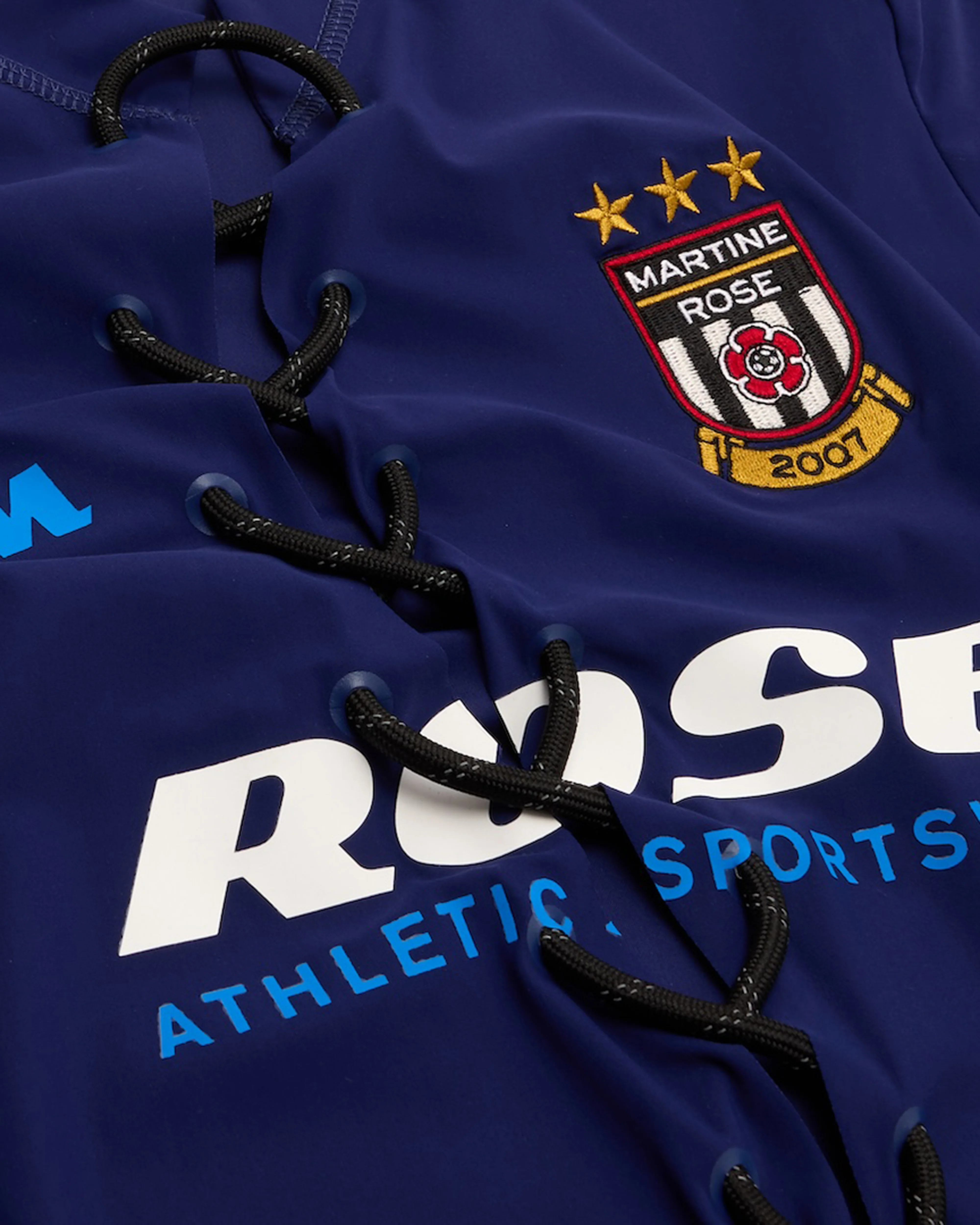 Martine Rose - Women's Lace Up Football Top - (Blue)
