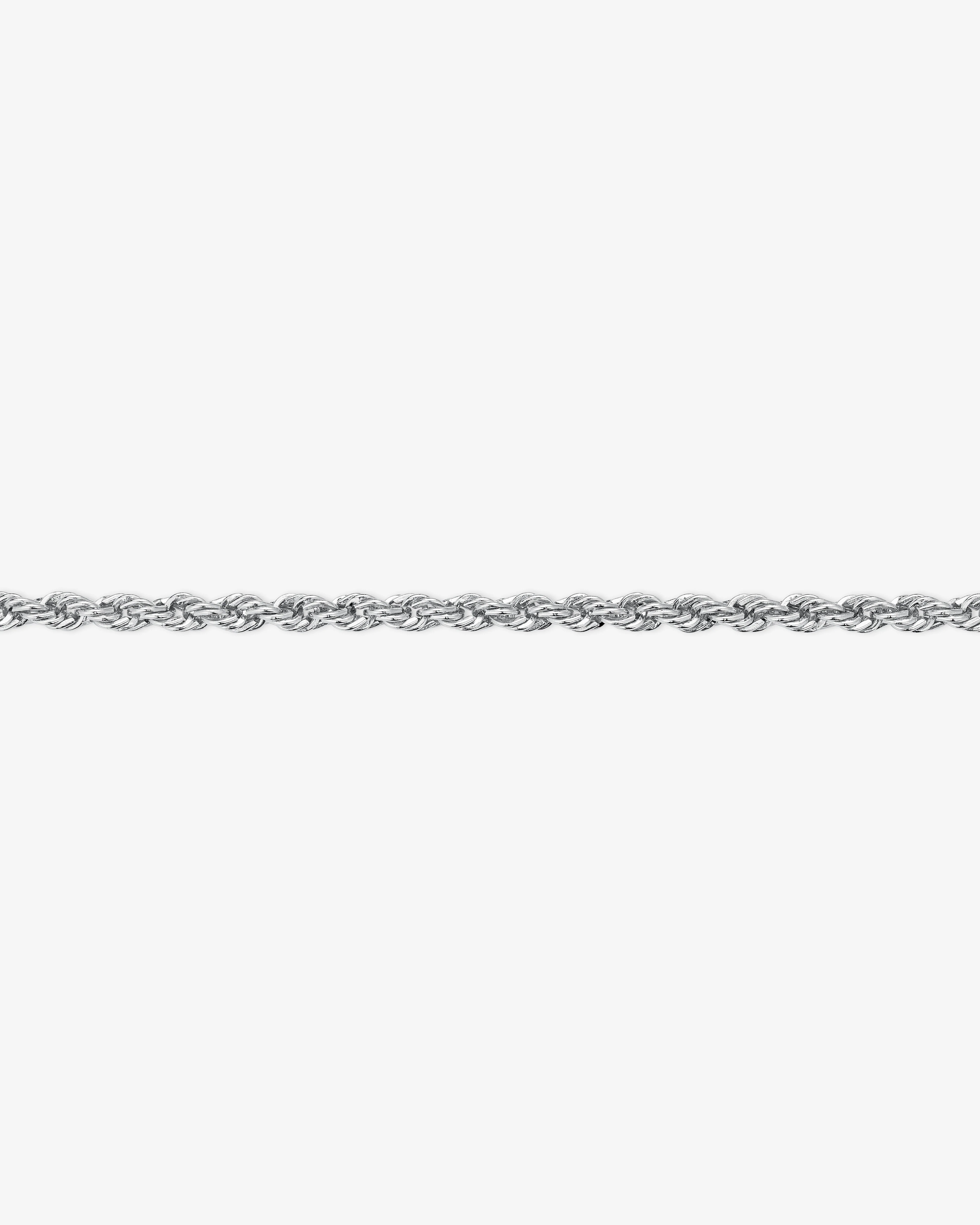 Tom Wood - Rope Bracelet - (Silver)