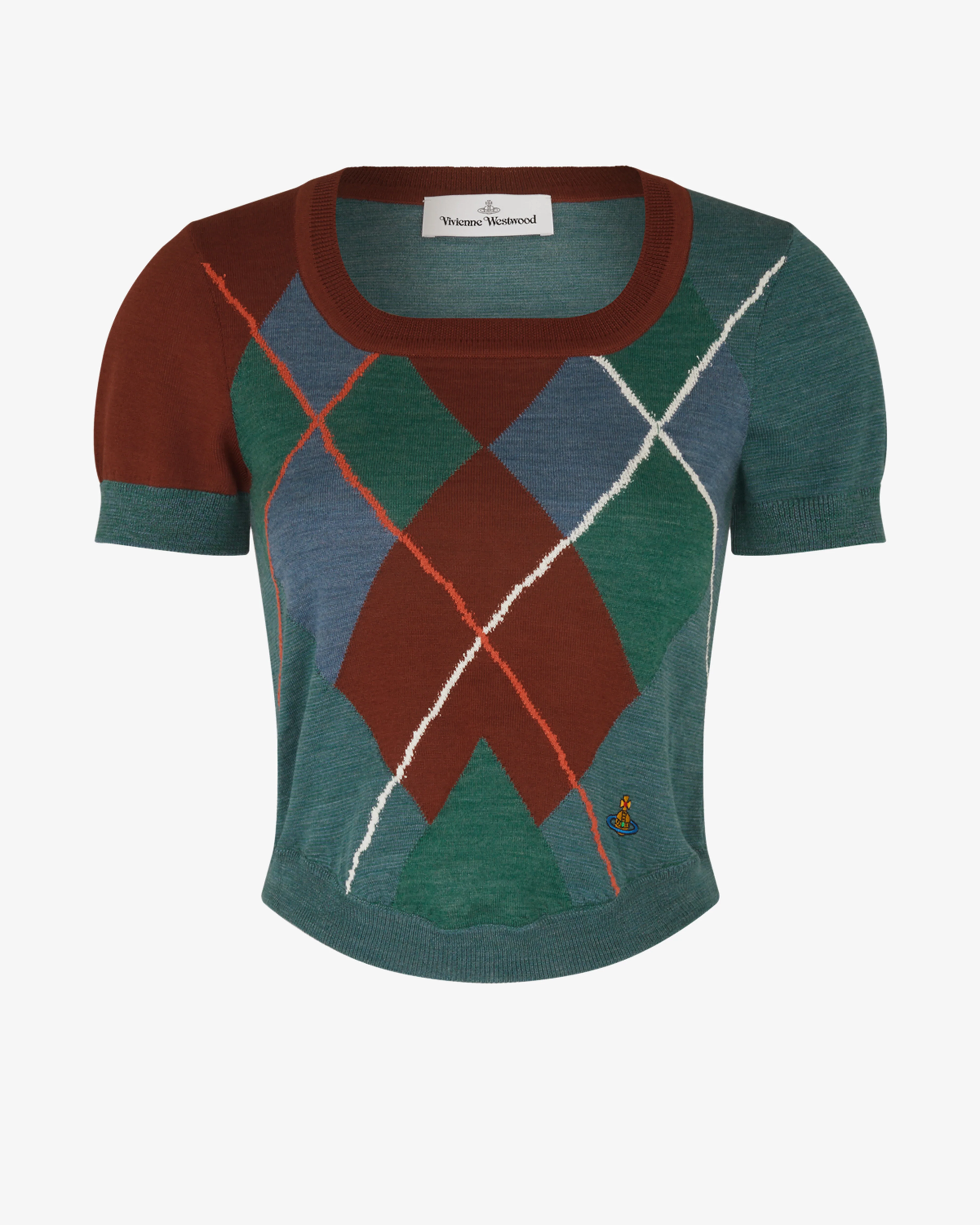 Vivienne Westwood - Women's Argyle Bodice Tee - (Multi)
