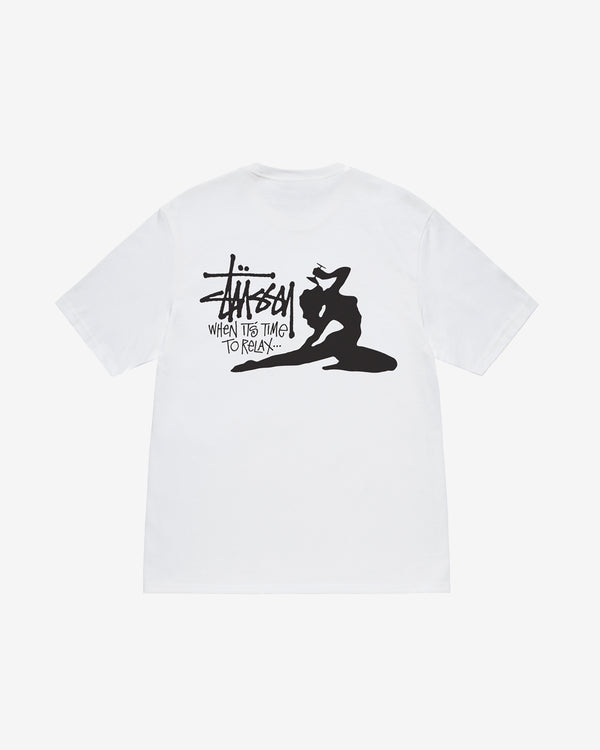 Stussy - Men
s Relax T-Shirt - (White)