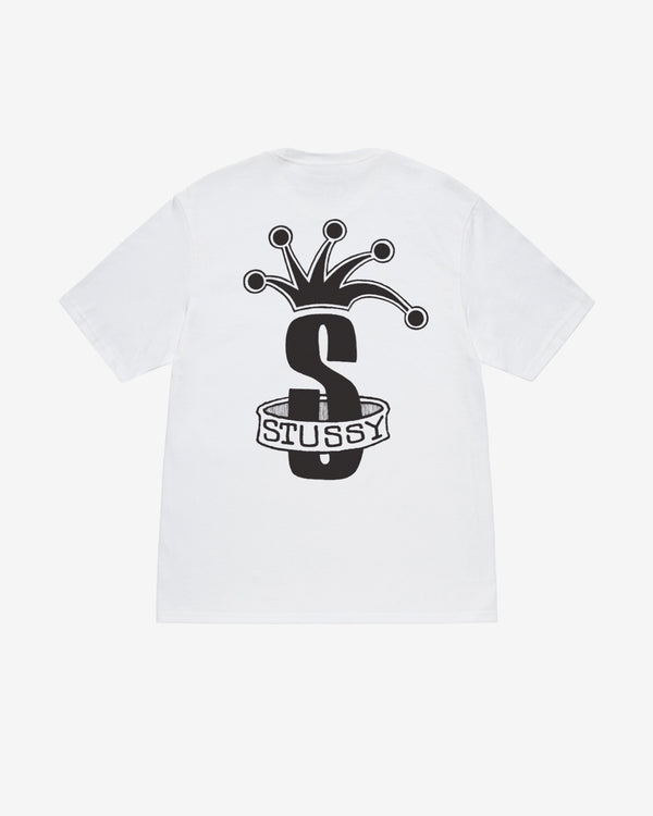 Stüssy  - Men
s Crown Band T-Shirt - (White)