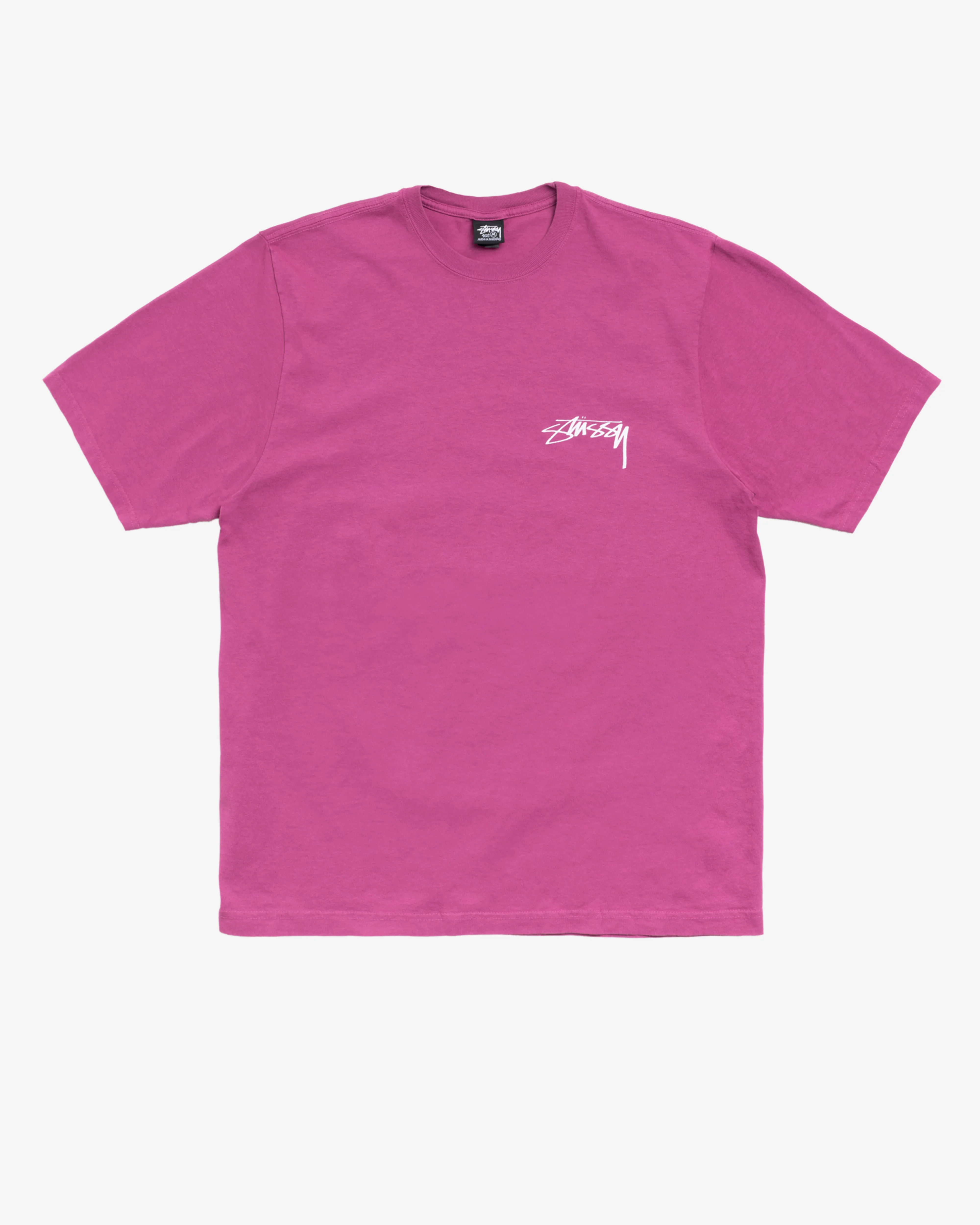 Stüssy - Men's Skate Stack Pig. Dyed Tee - (Berry)