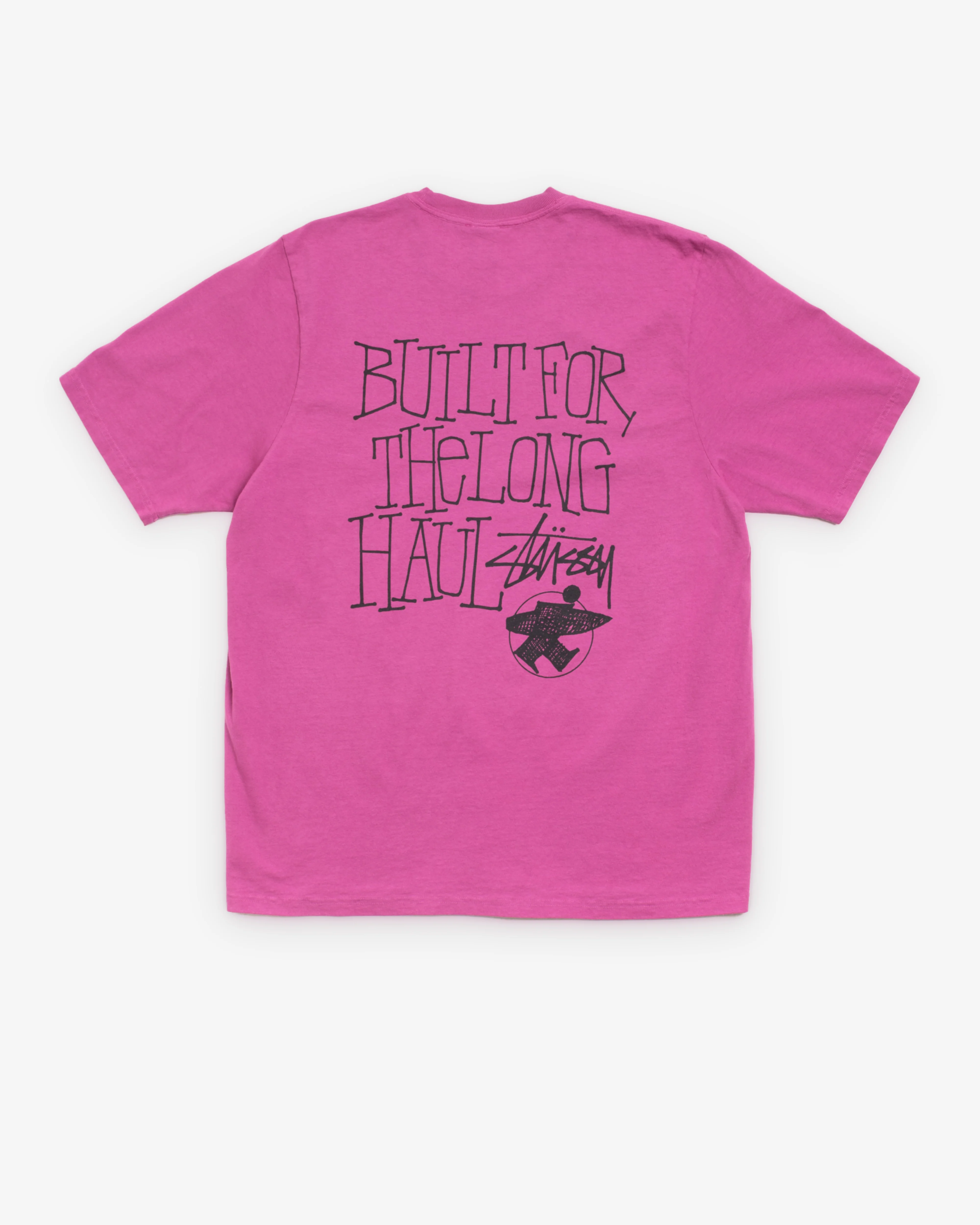 Stüssy - Men's Long Haul Pigment Dyed Tee - (Berry)