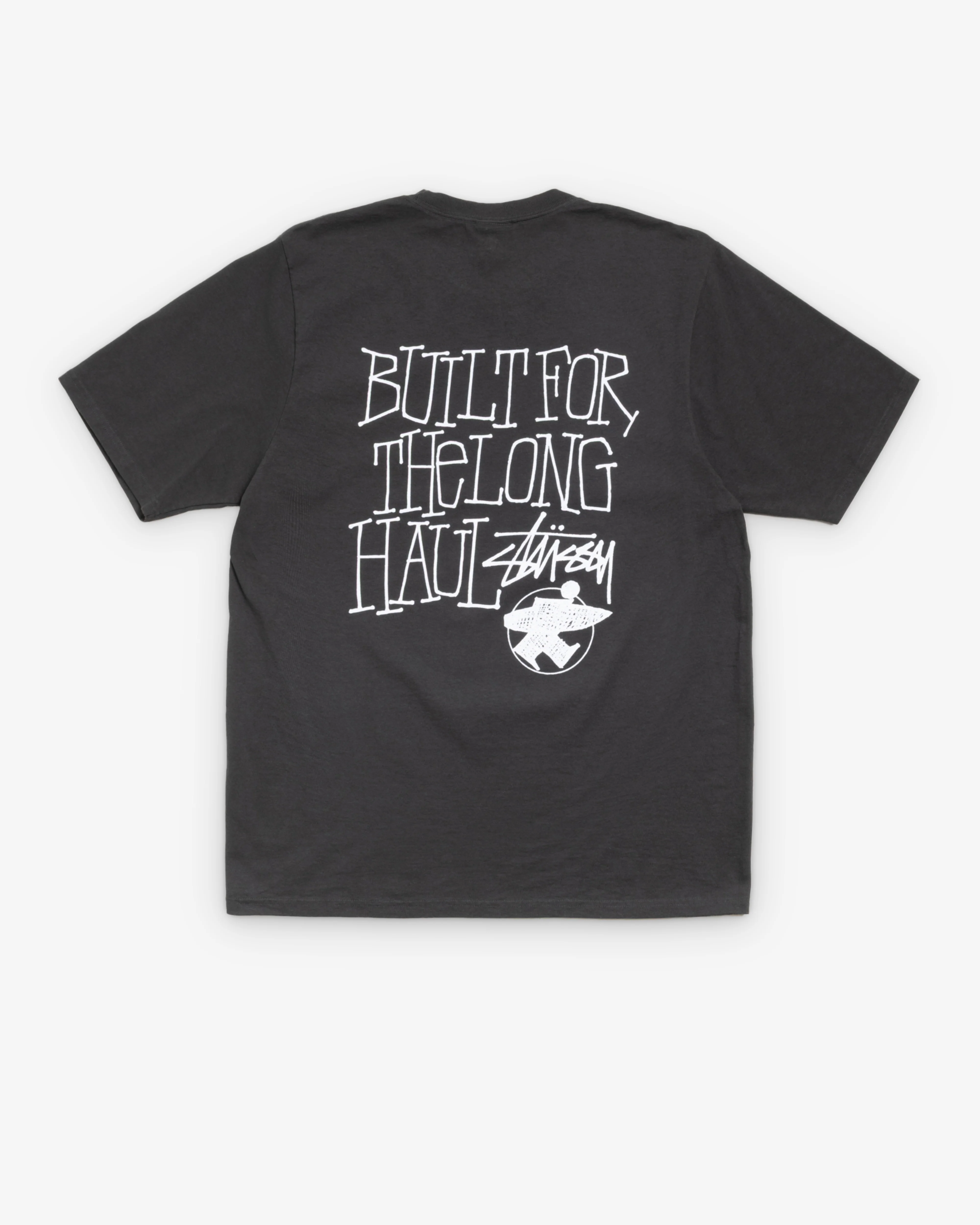 Stüssy - Men's Long Haul Pigment Dyed Tee - (Faded Black)