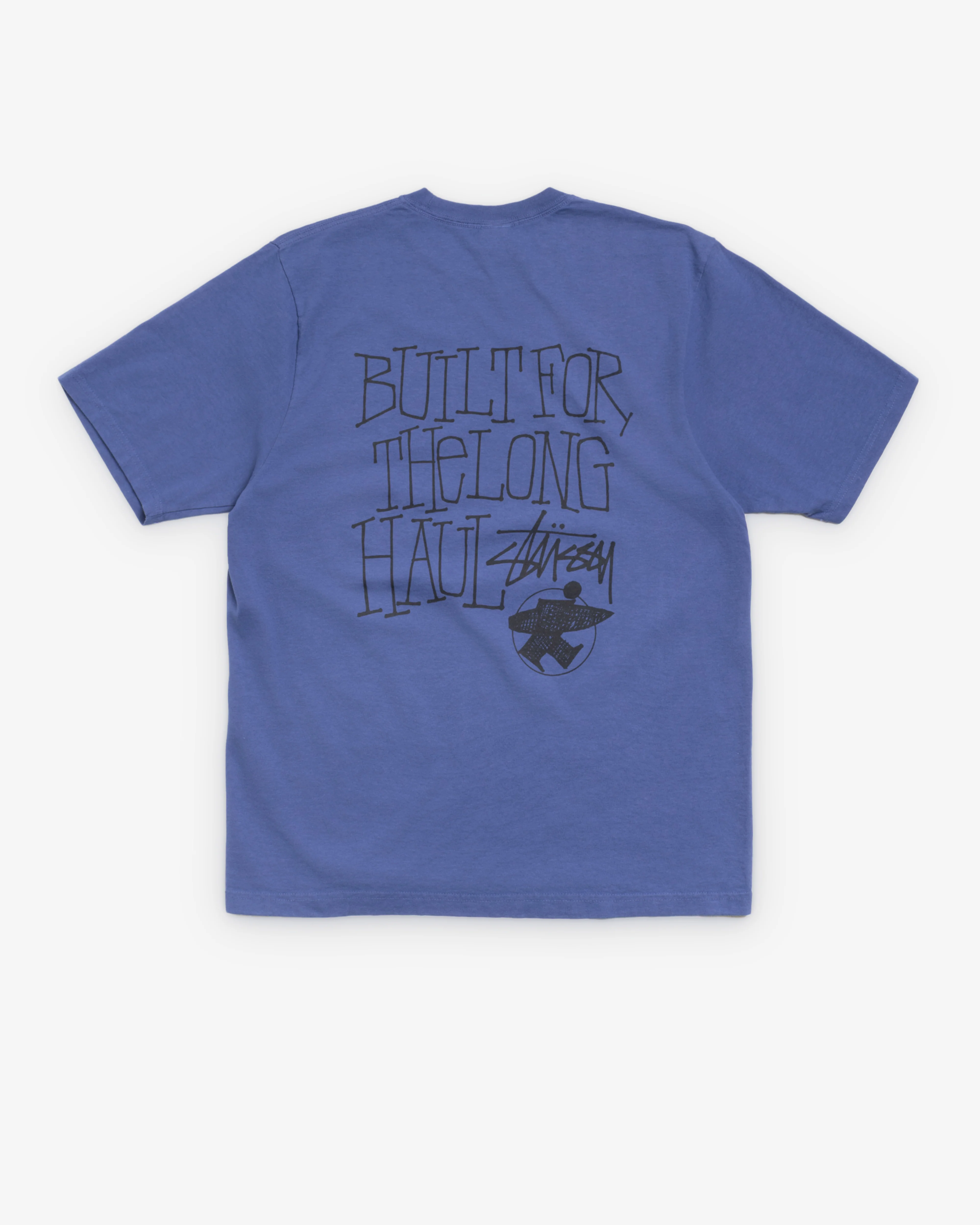 Stüssy - Men's Long Haul Pigment Dyed Tee - (Indigo)