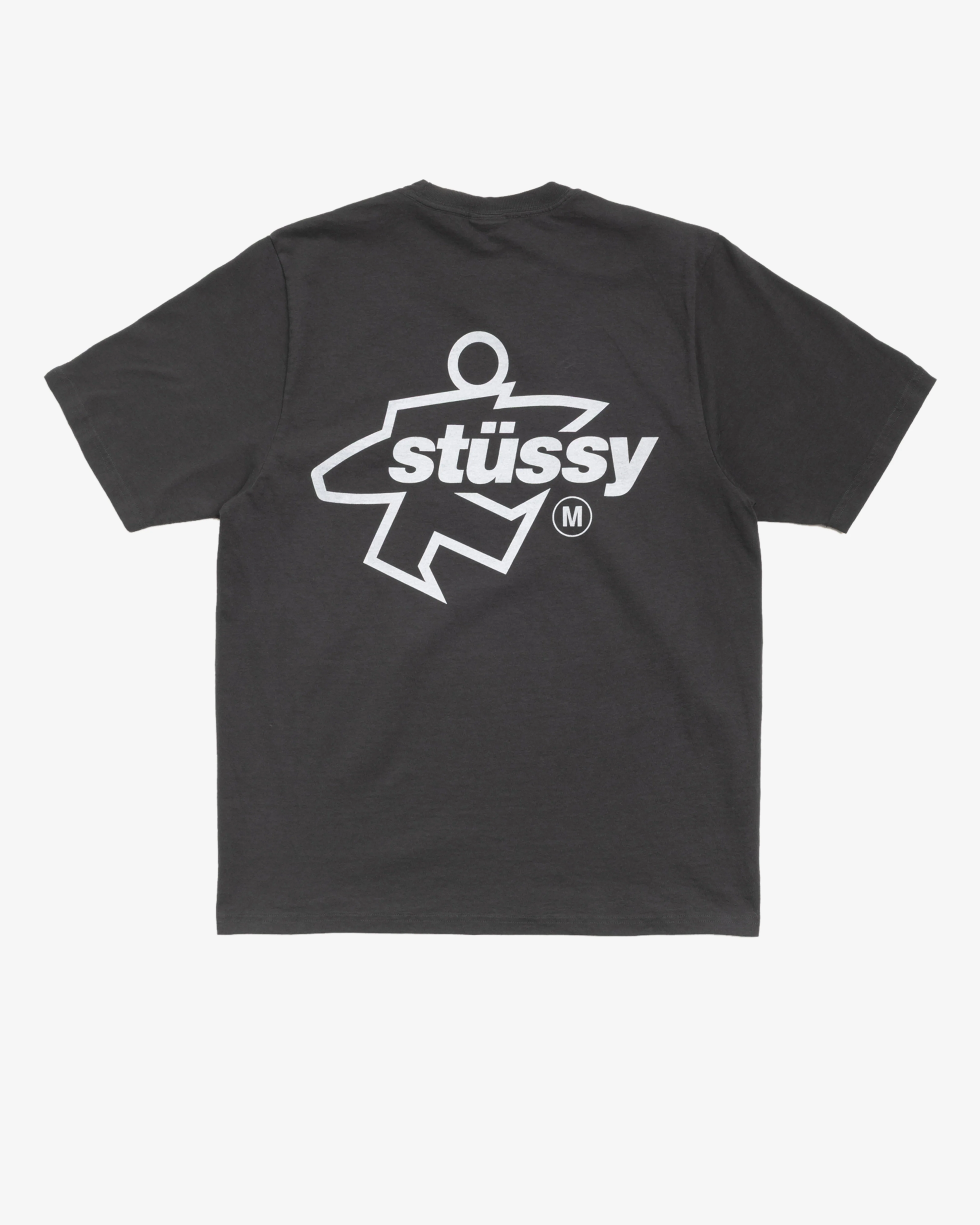 Stüssy - Men's Surf Size Pigment Dyed Tee - (Faded Black)