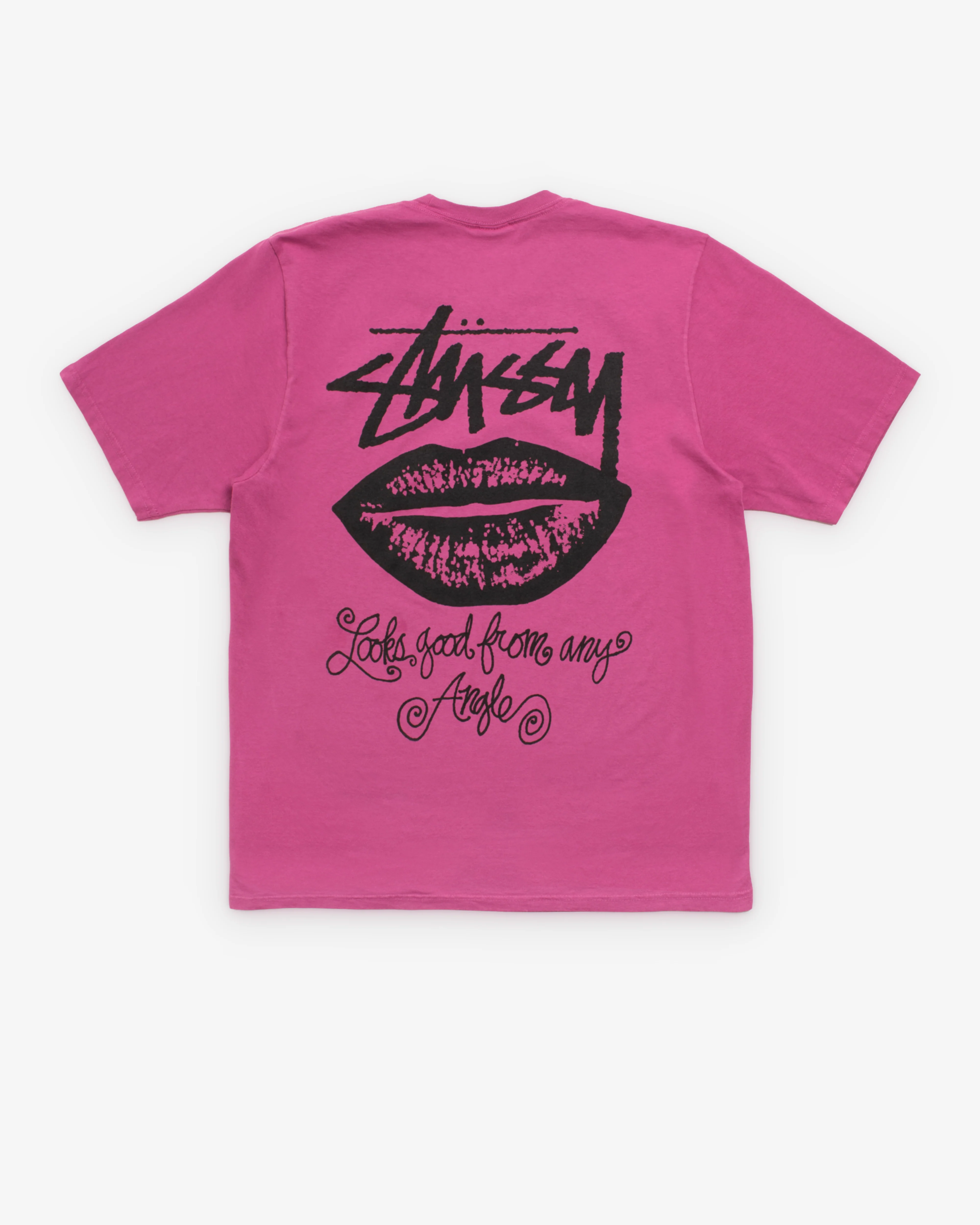 Stüssy - Men's Any Angle Pigment Dyed Tee - (Berry)