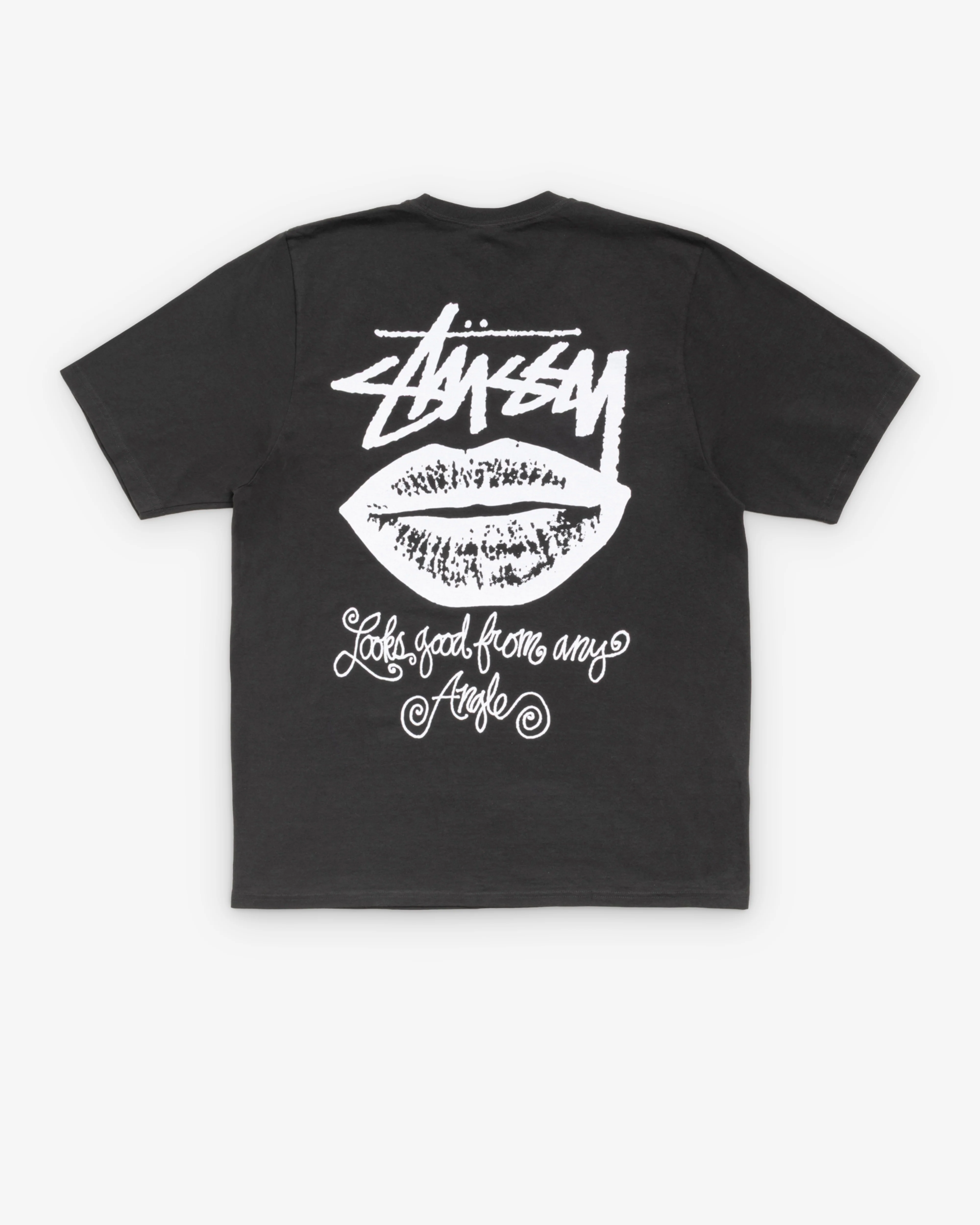 Stüssy - Men's Any Angle Pigment Dyed Tee - (Faded Black)