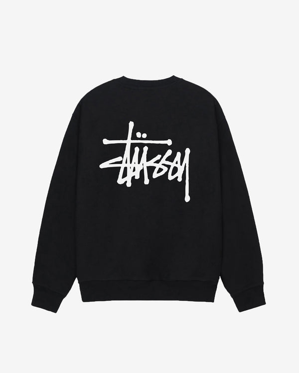 Stussy - Men
s Basic Stussy Crew - (Black)