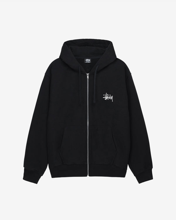 Stüssy - Men
s Basic Zip Hoodie - (Black)