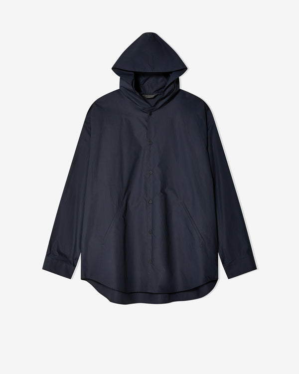 Balenciaga - Men
s Hooded Oversized Shirt - (Washed Black)