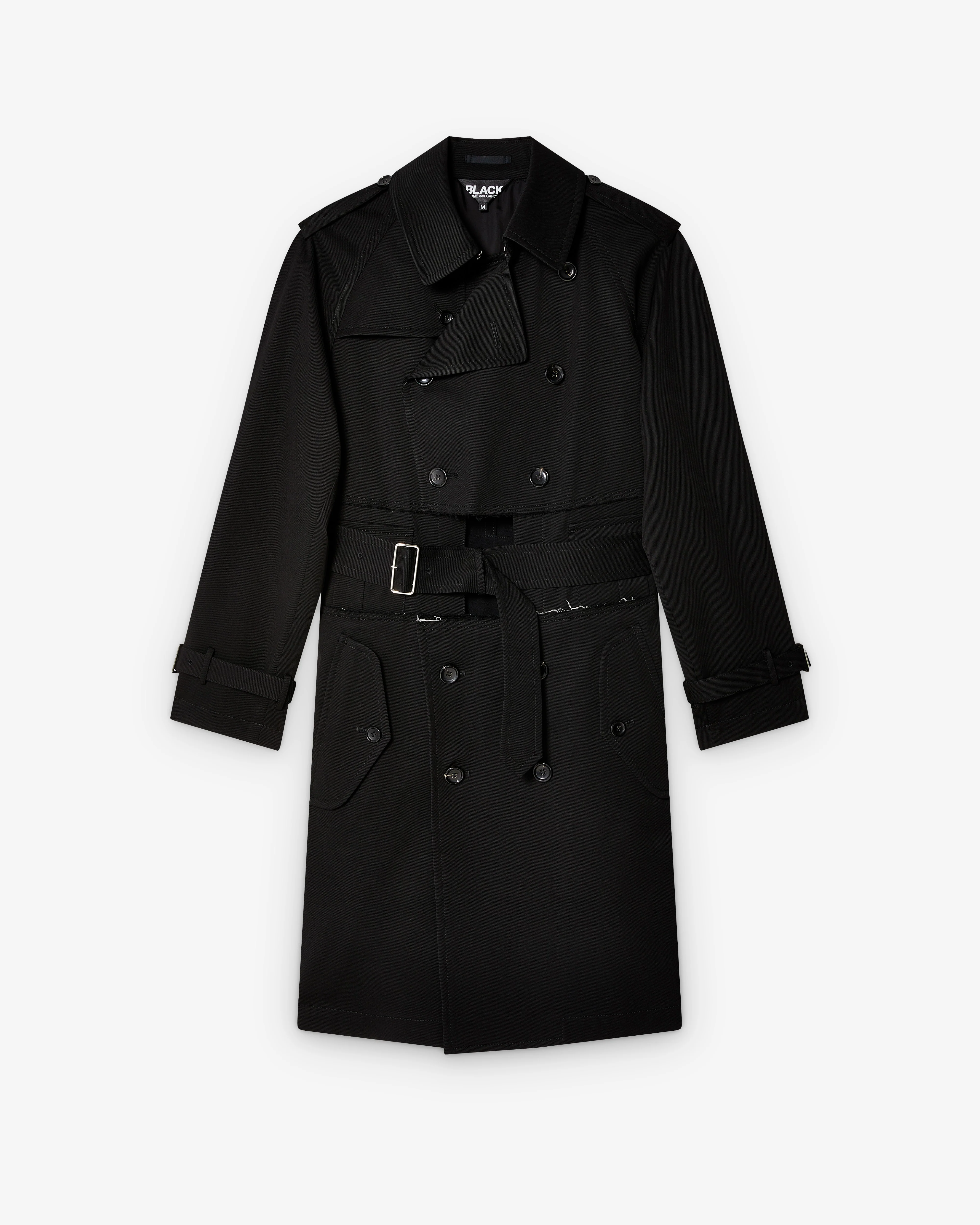 Black Comme des Garçons - Trench Coat - (Black)
