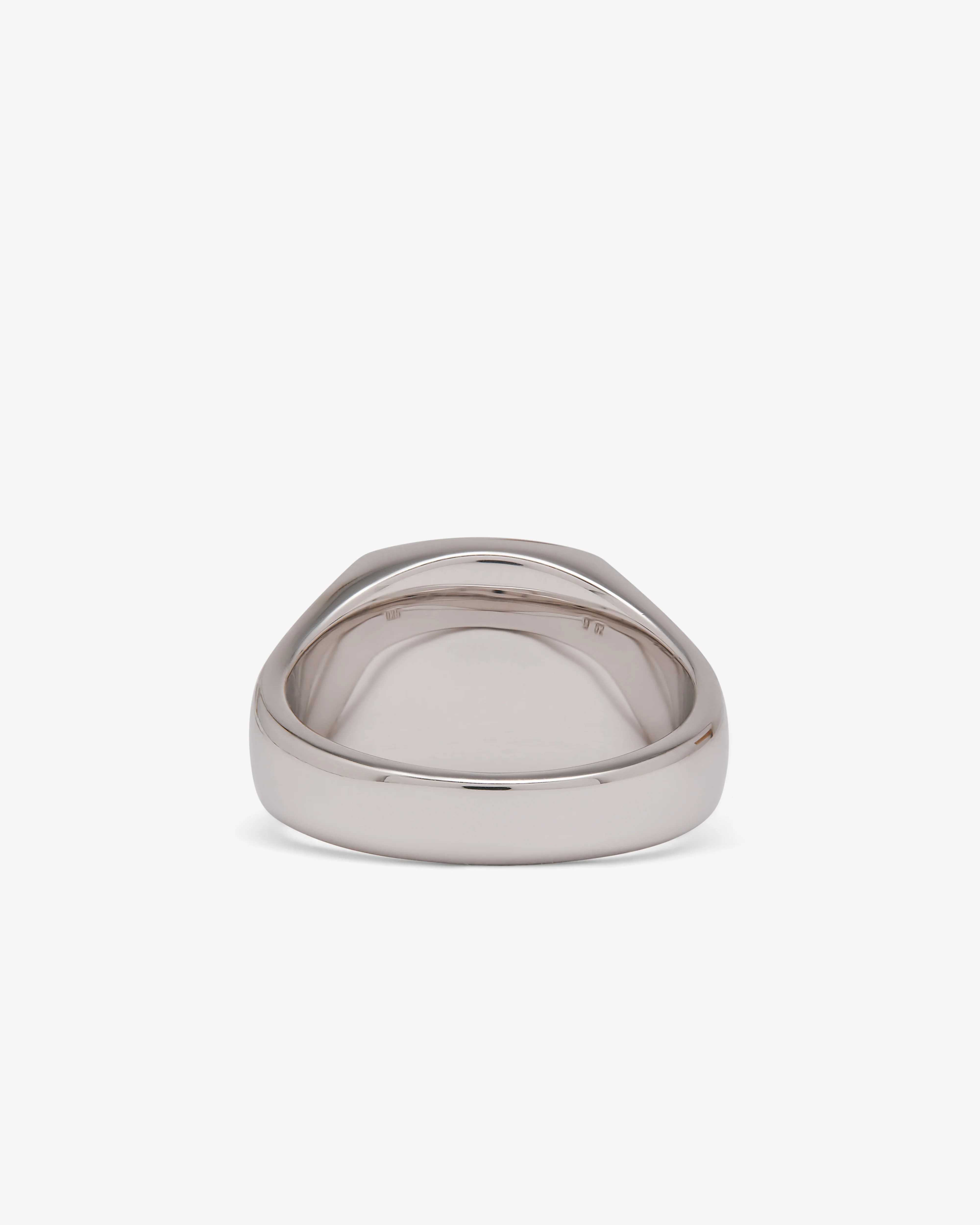 Tom Wood - Kay Ring White Mother of Pearl - (Sterling Silver)