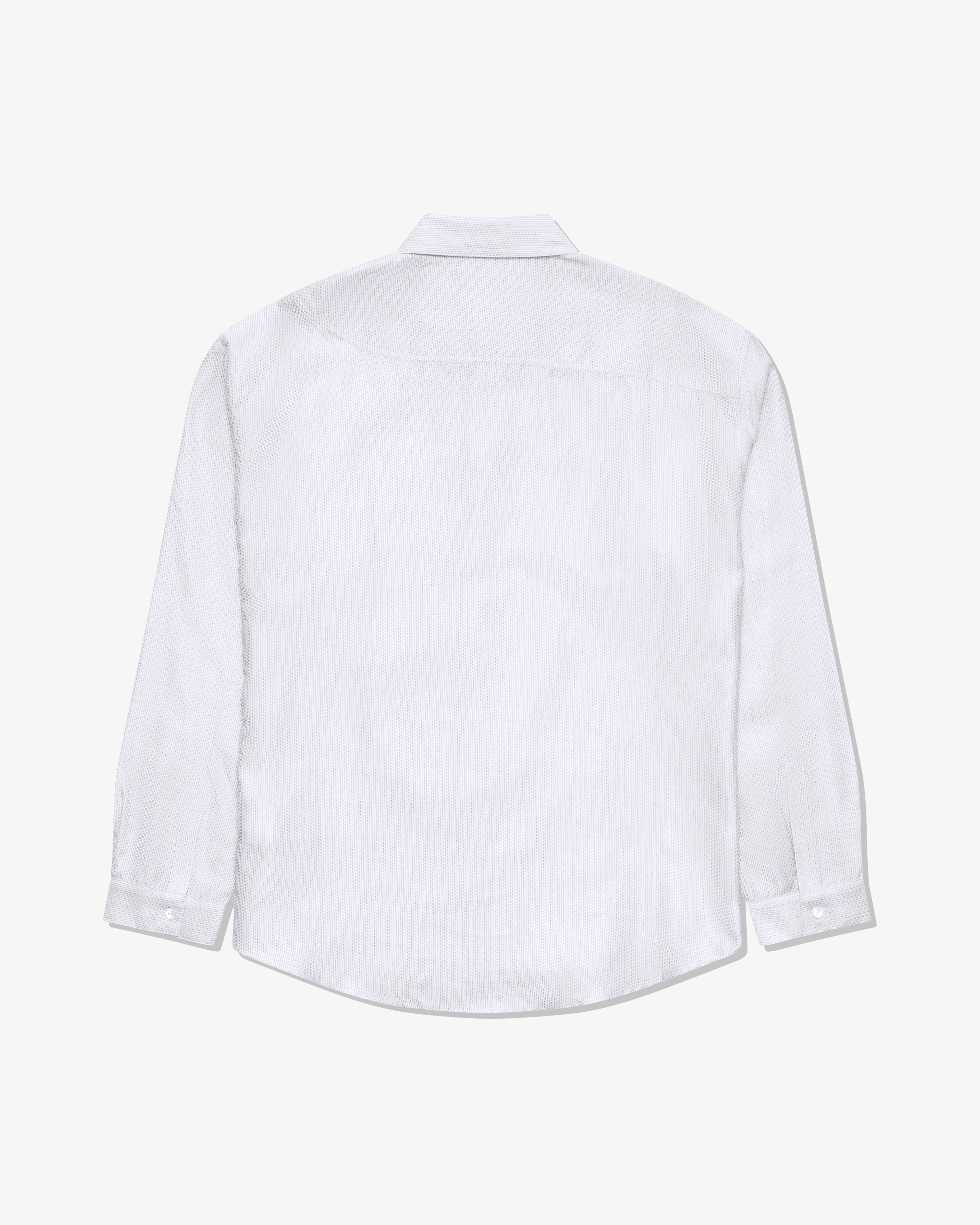 Kiko Kostadinov - Men's Veca Panelled Shirt - (White/Navy)